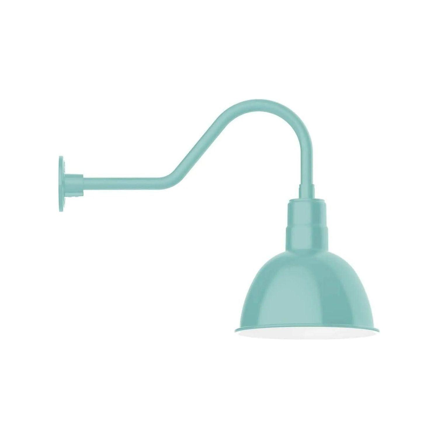 Montclair Light Works - Deep Bowl 12" Gooseneck Wall Light - GNB116-48 - Canada Light Shop