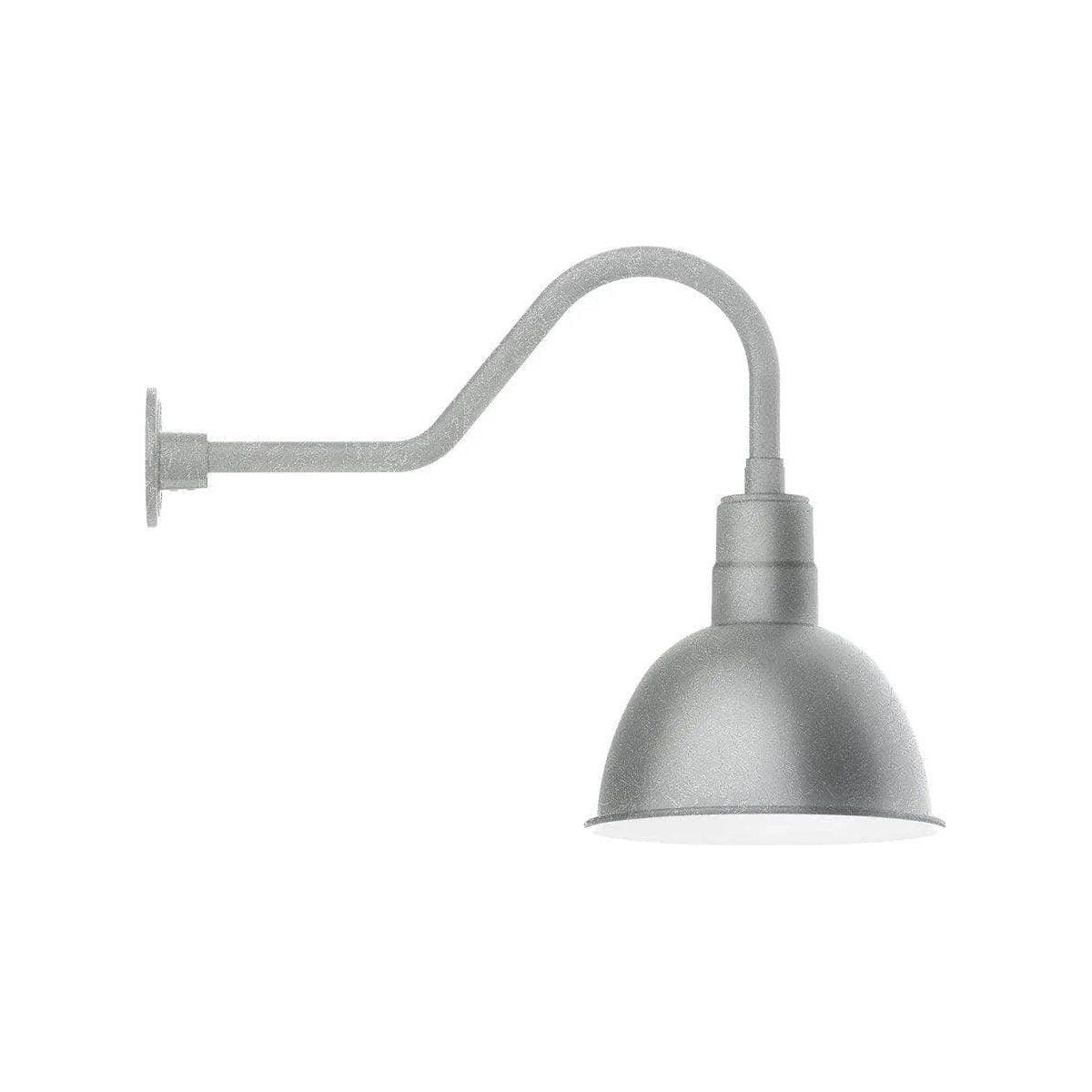 Montclair Light Works - Deep Bowl 12" Gooseneck Wall Light - GNB116-49 - Canada Light Shop