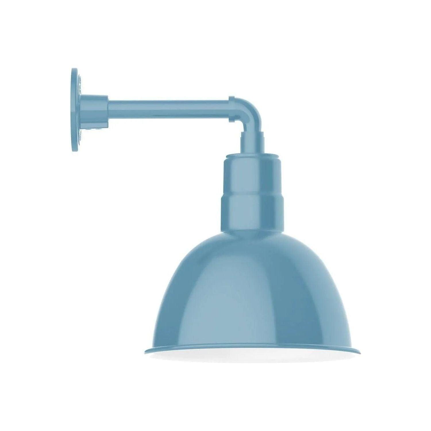 Montclair Light Works - Deep Bowl 12" Straight Arm Wall Light - GNN116-54 - Canada Light Shop