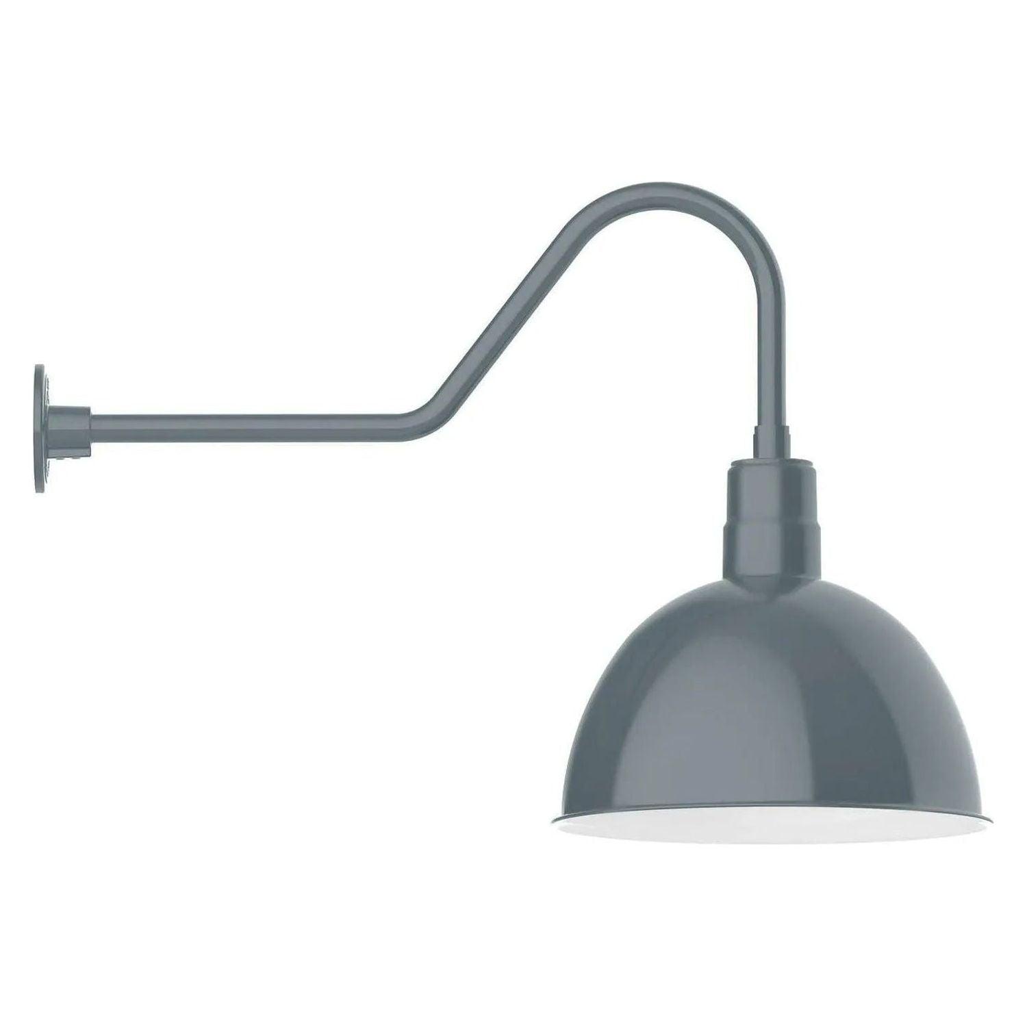 Montclair Light Works - Deep Bowl 16" Gooseneck Wall Light - GNC117-40 - Canada Light Shop