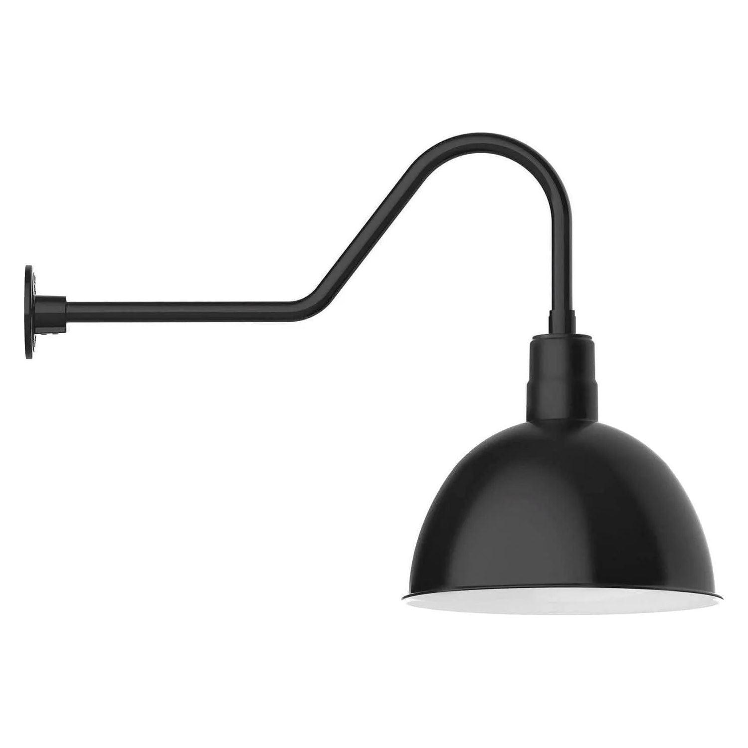 Montclair Light Works - Deep Bowl 16" Gooseneck Wall Light - GNC117-41 - Canada Light Shop