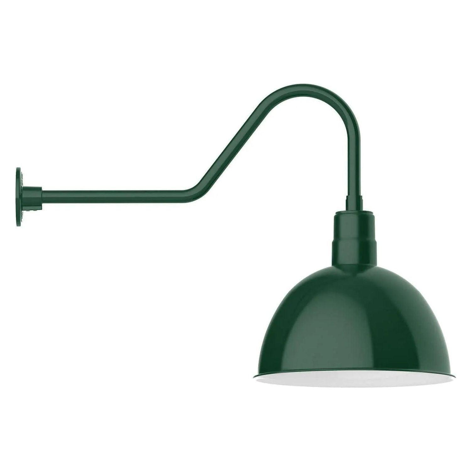 Montclair Light Works - Deep Bowl 16" Gooseneck Wall Light - GNC117-42 - Canada Light Shop