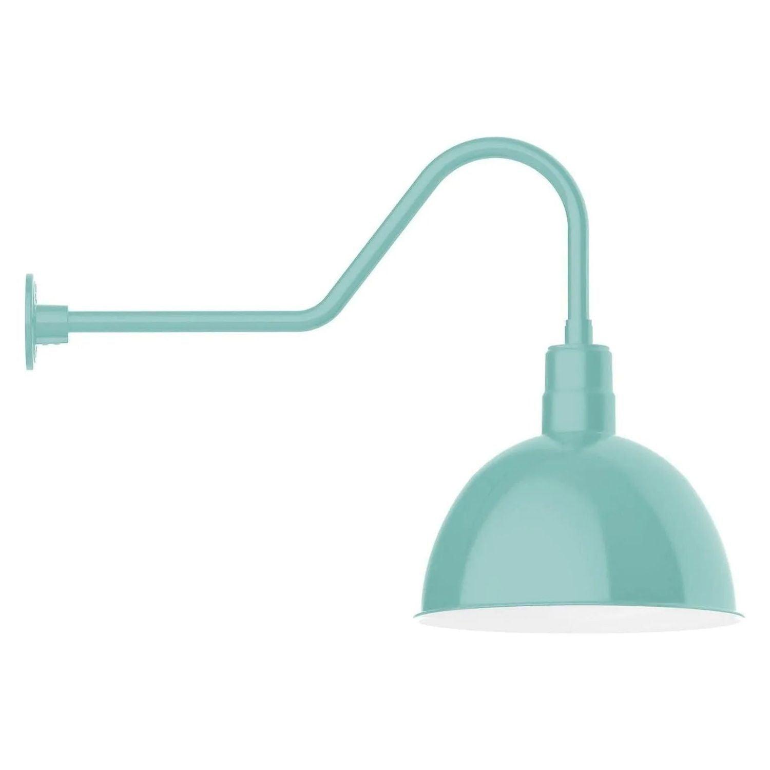 Montclair Light Works - Deep Bowl 16" Gooseneck Wall Light - GNC117-48 - Canada Light Shop