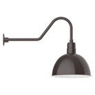 Montclair Light Works - Deep Bowl 16" Gooseneck Wall Light - GNC117-51 - Canada Light Shop