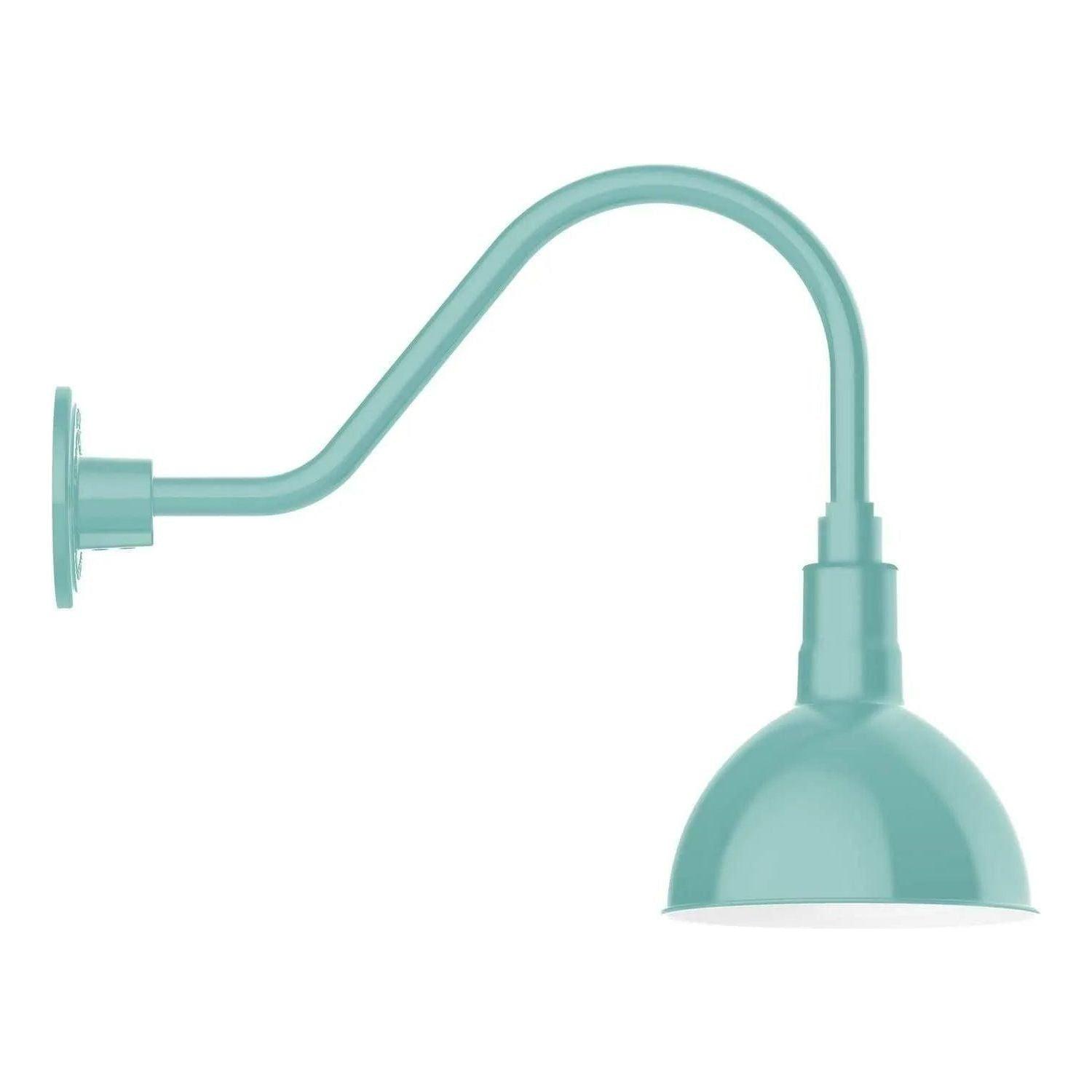 Montclair Light Works - Deep Bowl 8" Gooseneck Wall Light - GNA114-48 - Canada Light Shop