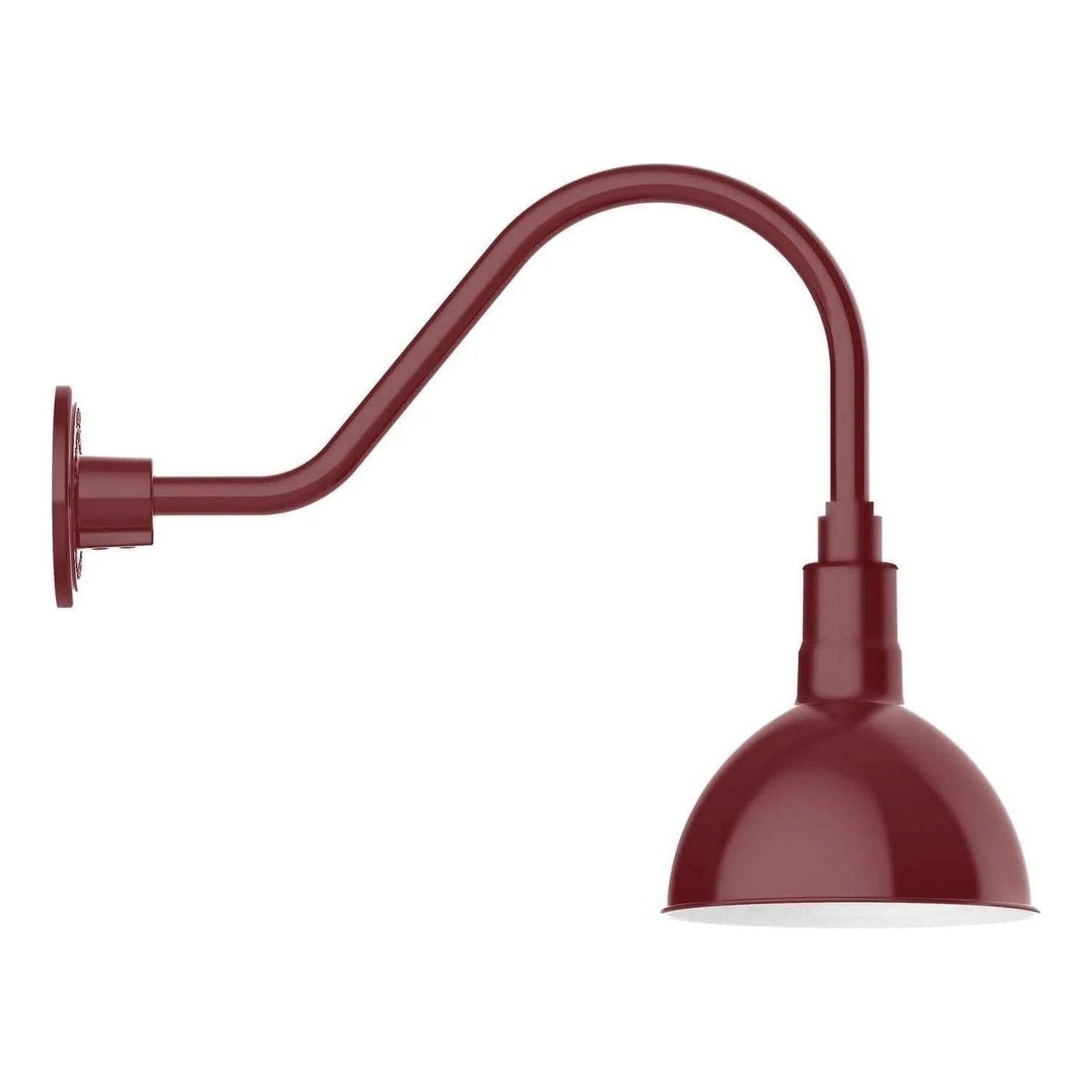 Montclair Light Works - Deep Bowl 8" Gooseneck Wall Light - GNA114-55 - Canada Light Shop