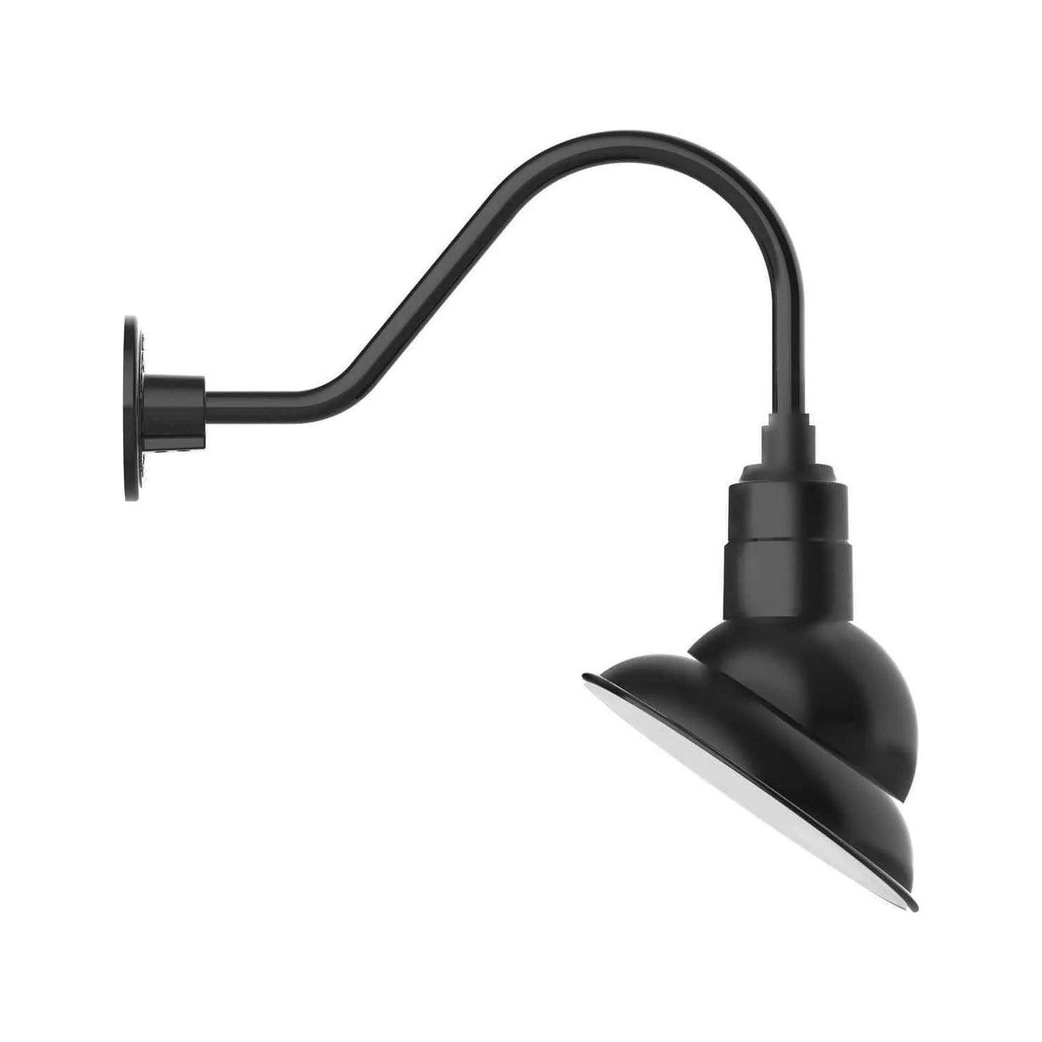 Montclair Light Works - Emblem 10" Gooseneck Wall Light - GNA120-41 - Canada Light Shop