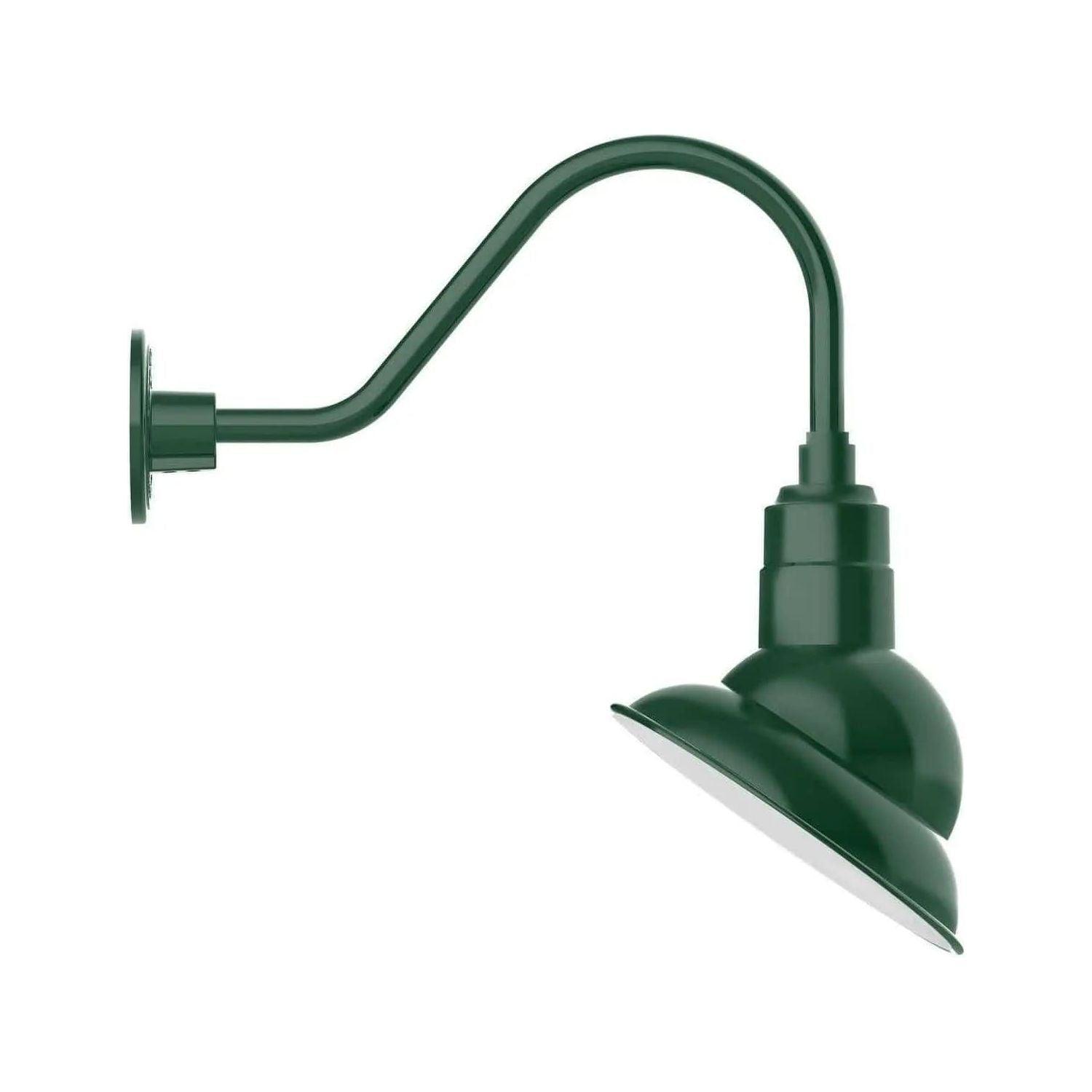 Montclair Light Works - Emblem 10" Gooseneck Wall Light - GNA120-42 - Canada Light Shop