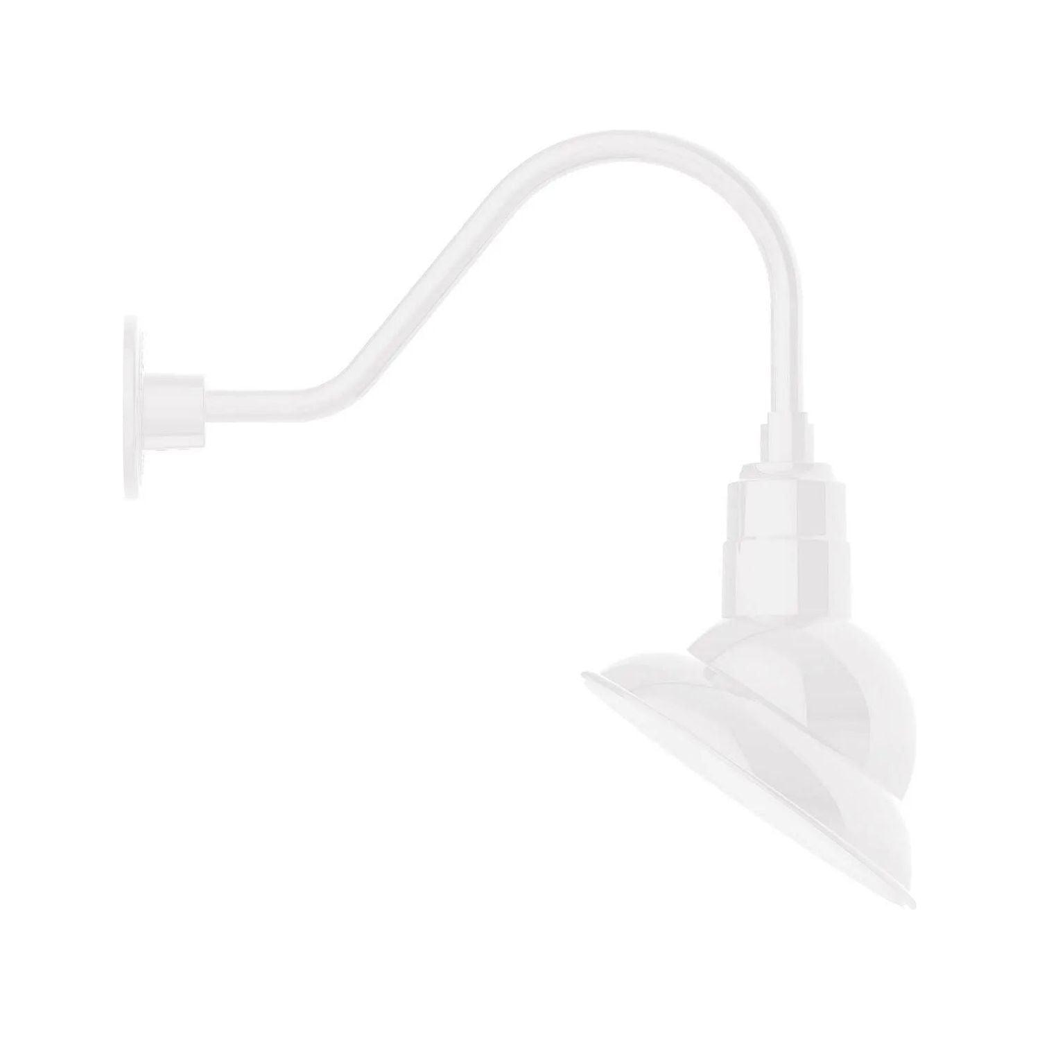 Montclair Light Works - Emblem 10" Gooseneck Wall Light - GNA120-44 - Canada Light Shop