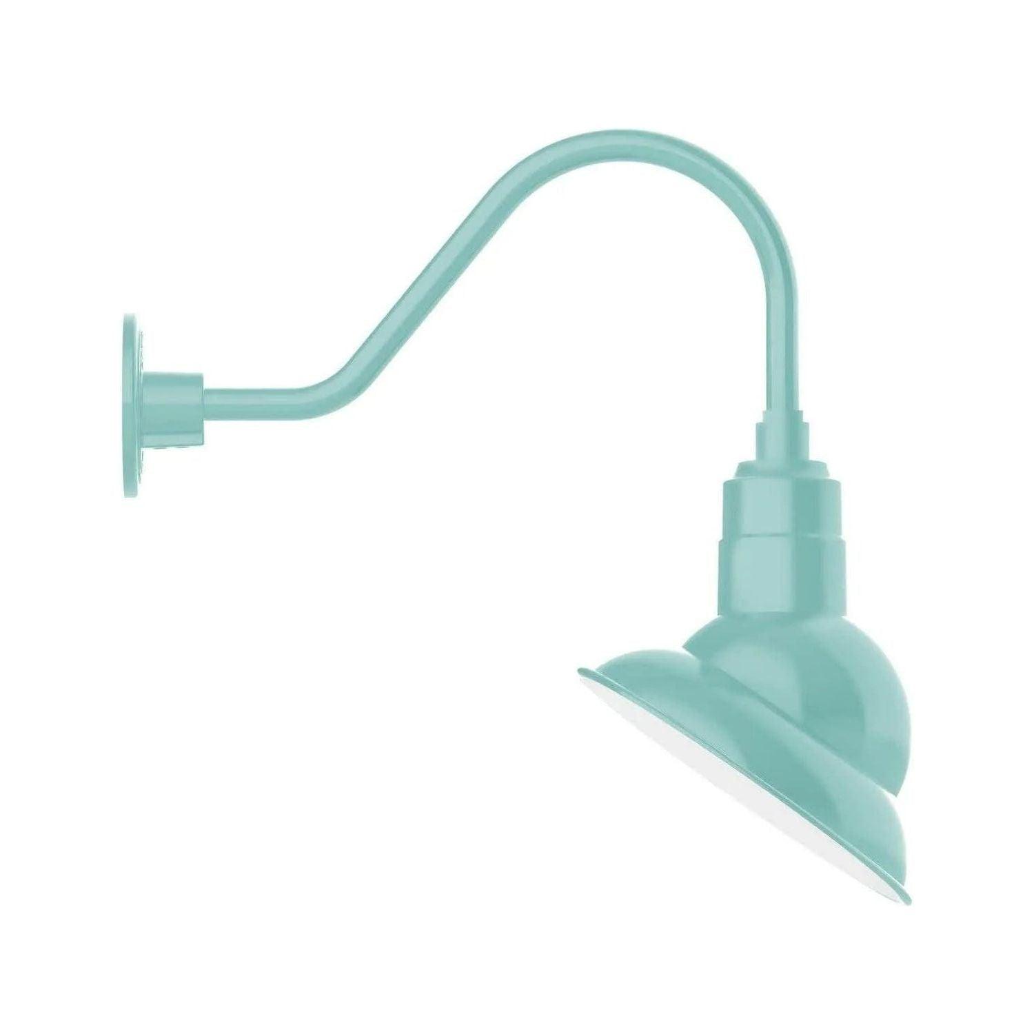 Montclair Light Works - Emblem 10" Gooseneck Wall Light - GNA120-48 - Canada Light Shop