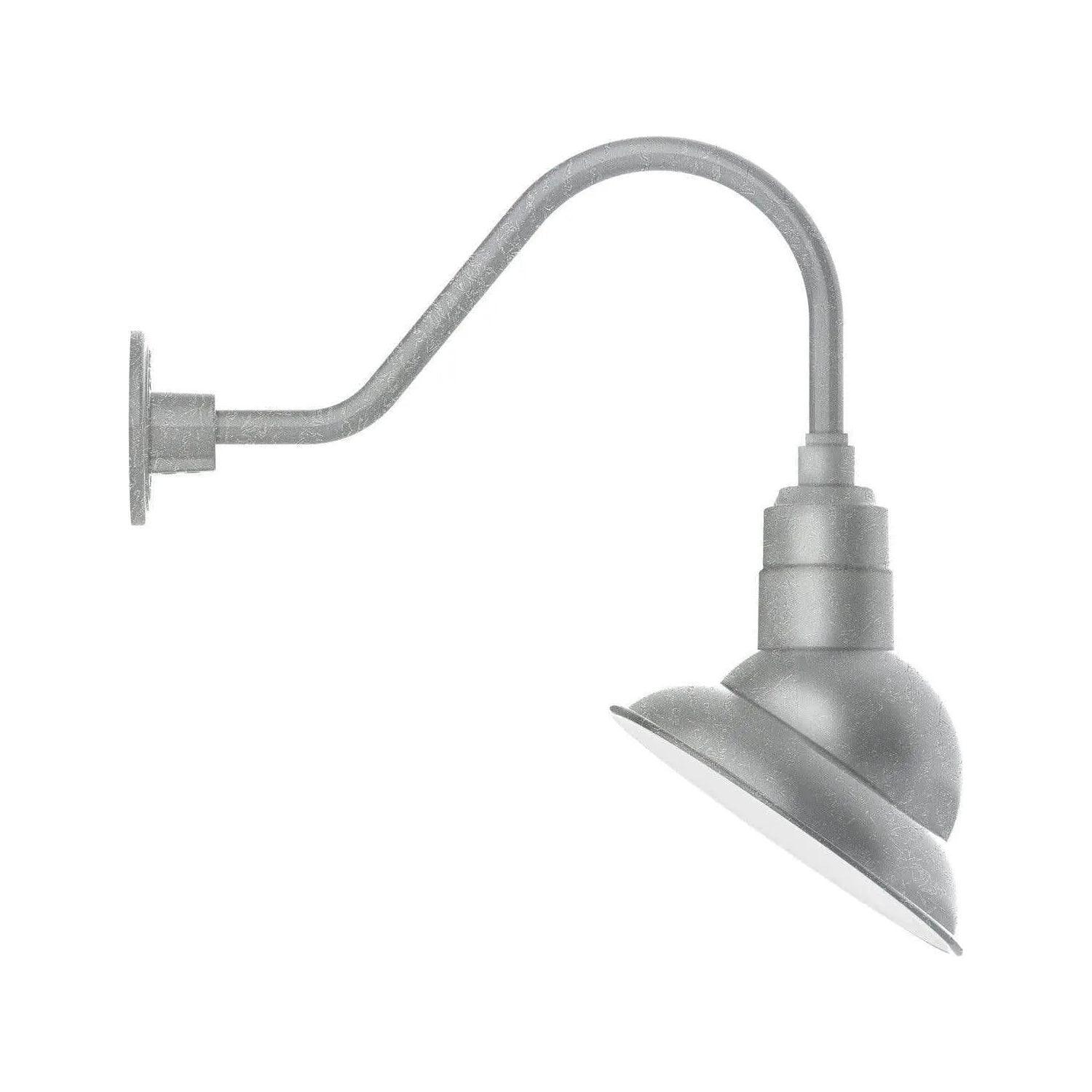 Montclair Light Works - Emblem 10" Gooseneck Wall Light - GNA120-49 - Canada Light Shop