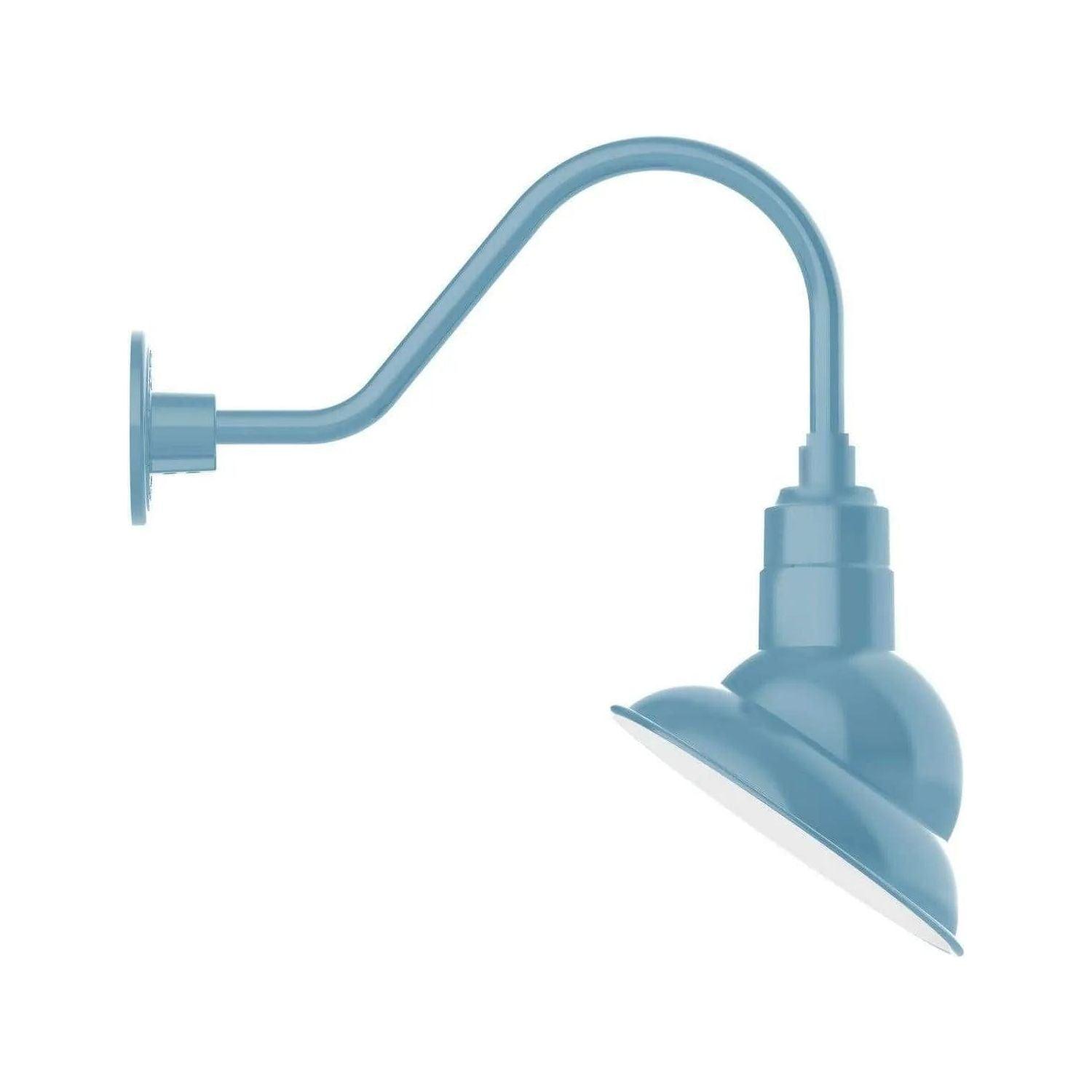 Montclair Light Works - Emblem 10" Gooseneck Wall Light - GNA120-54 - Canada Light Shop