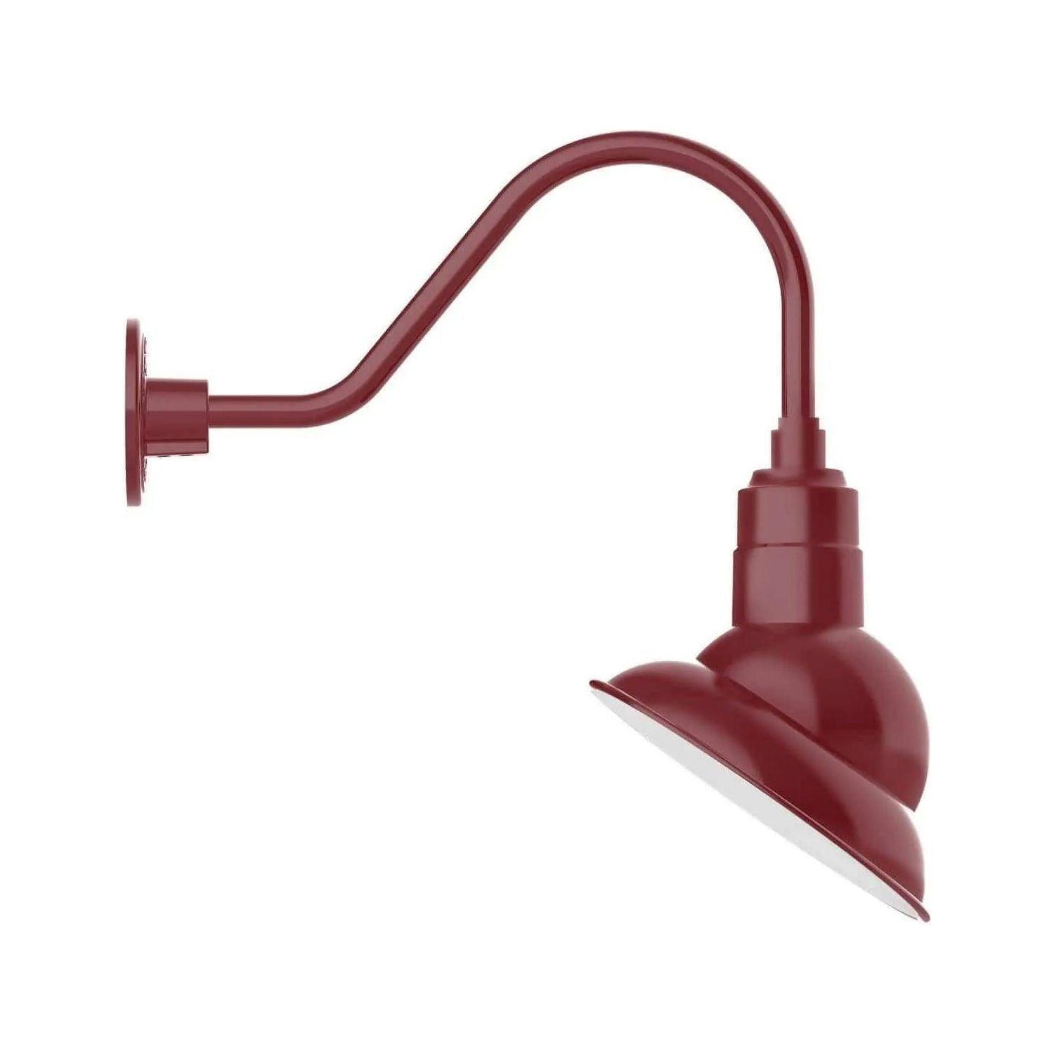 Montclair Light Works - Emblem 10" Gooseneck Wall Light - GNA120-55 - Canada Light Shop