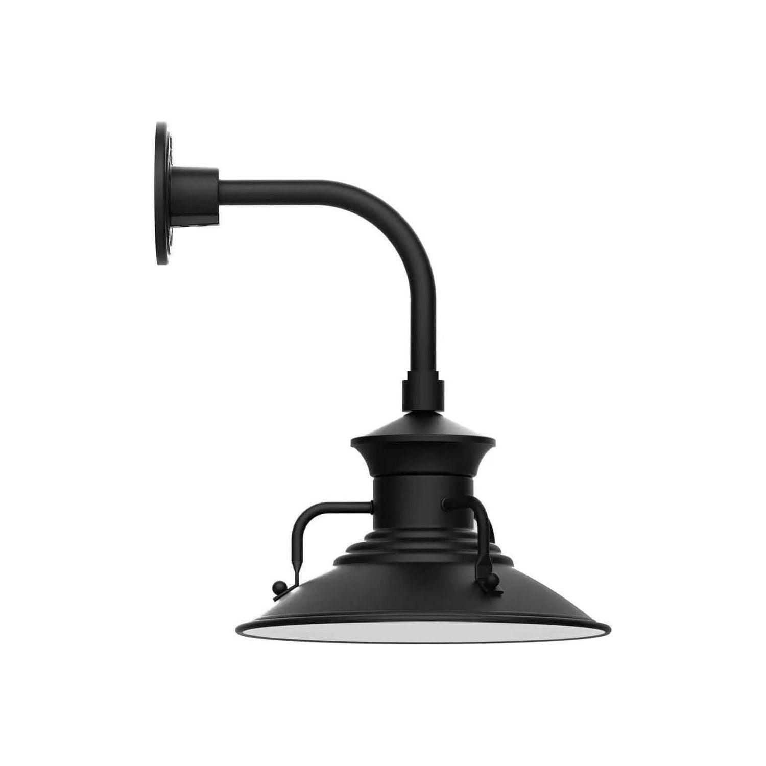 Montclair Light Works - Homestead 12" Curved Arm Wall Light - GNT142-41 - Canada Light Shop