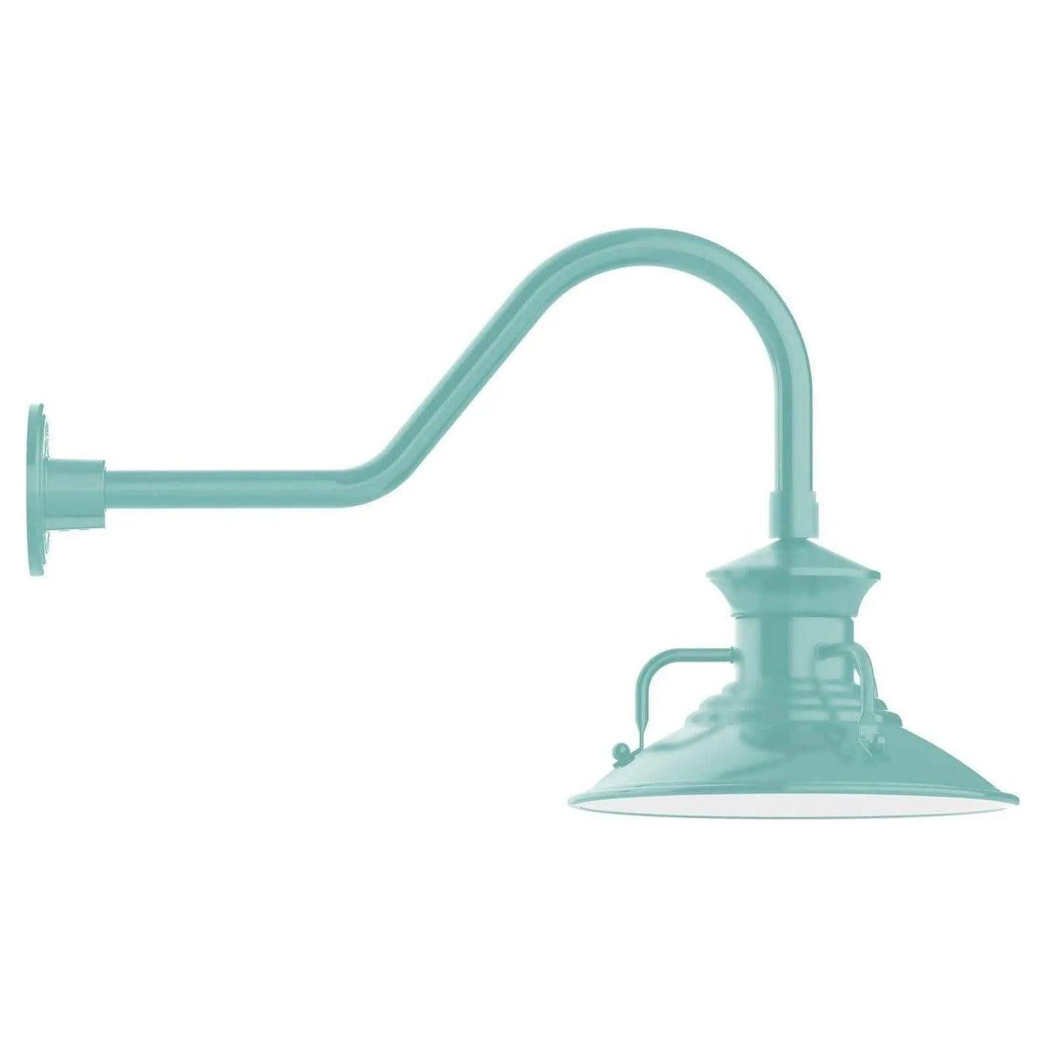 Montclair Light Works - Homestead 12" Gooseneck Wall Light - GNB142-48 - Canada Light Shop