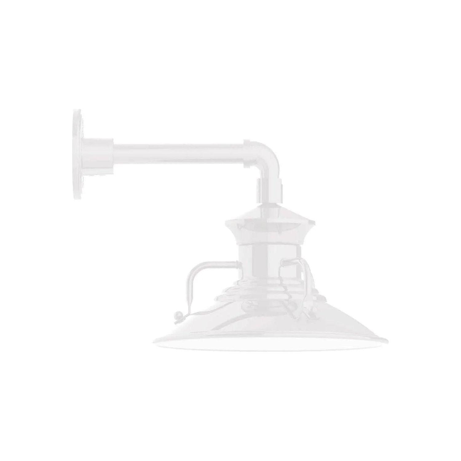 Montclair Light Works - Homestead 12" Straight Arm Wall Light - GNN142-44 - Canada Light Shop