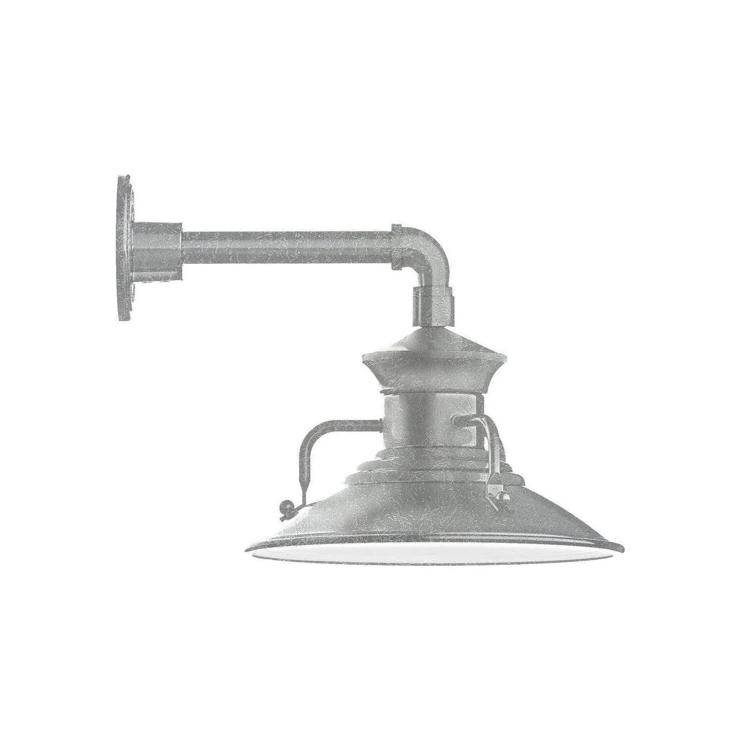 Montclair Light Works - Homestead 12" Straight Arm Wall Light - GNN142-49 - Canada Light Shop