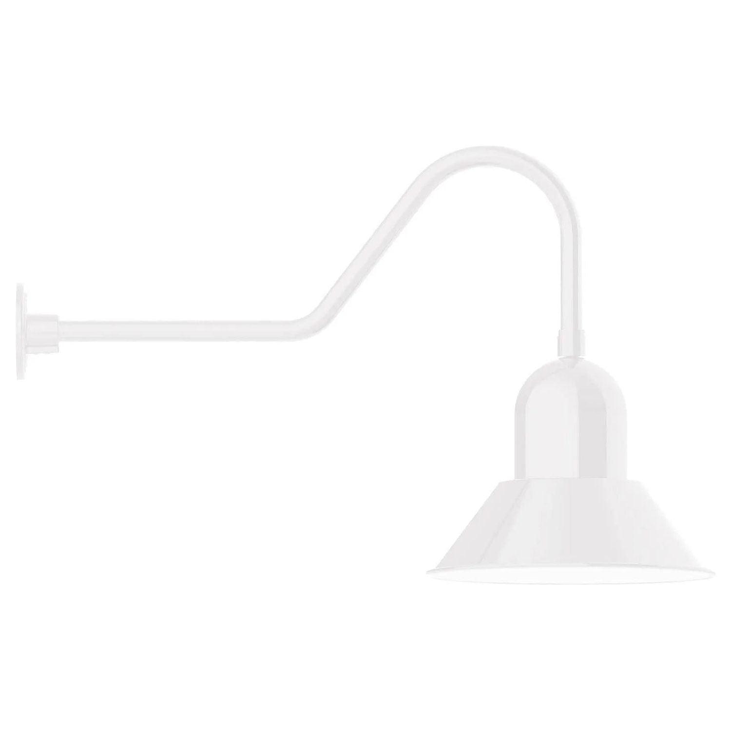 Montclair Light Works - Prima 14" Gooseneck Wall Light - GNC124-44 - Canada Light Shop