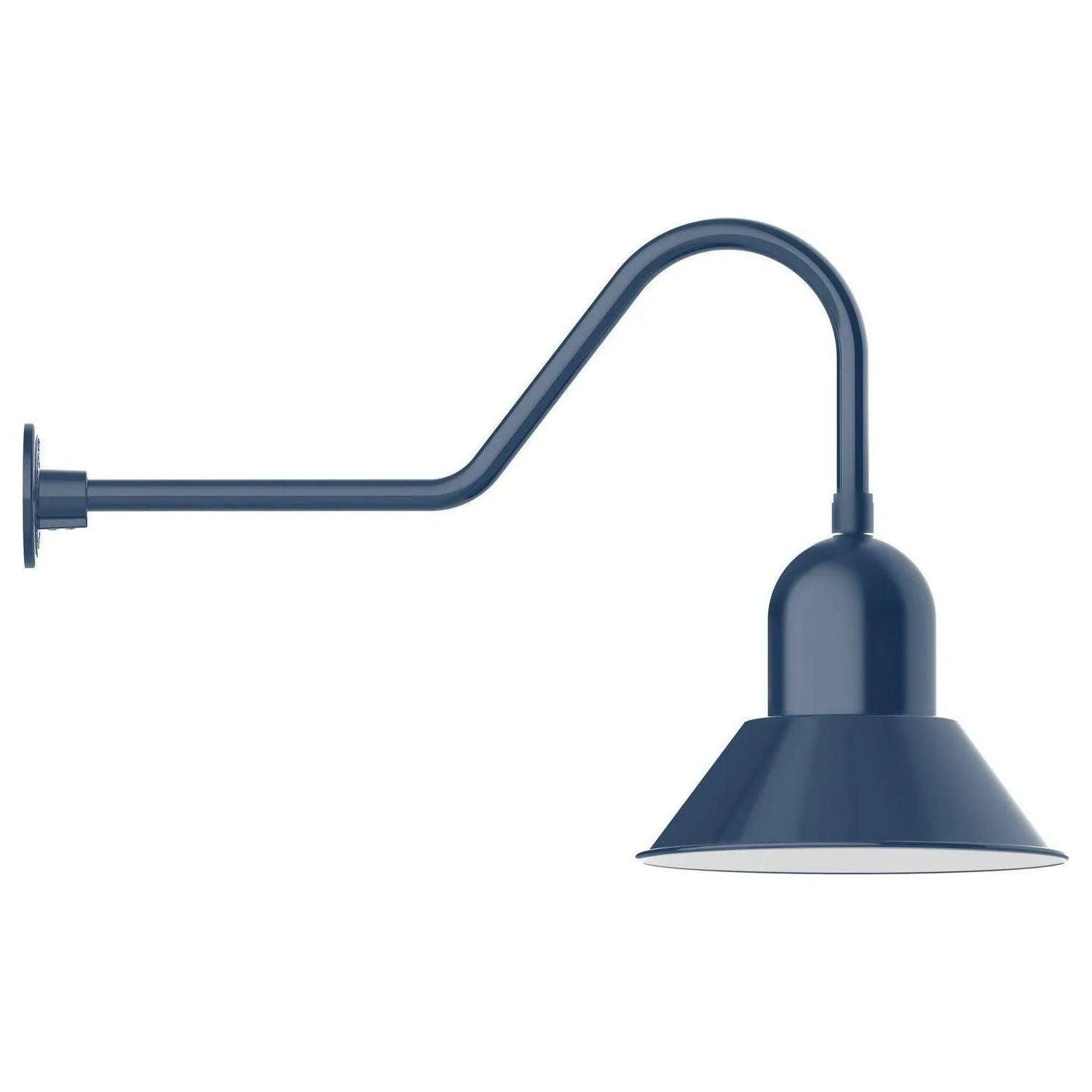 Montclair Light Works - Prima 14" Gooseneck Wall Light - GNC124-50 - Canada Light Shop