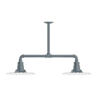 Montclair Light Works - Radial 12" 2-Light Stem Hung Pendant Light - MSD158-40 - Canada Light Shop