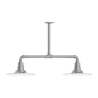 Montclair Light Works - Radial 12" 2-Light Stem Hung Pendant Light - MSD158-49 - Canada Light Shop