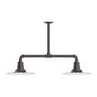 Montclair Light Works - Radial 12" 2-Light Stem Hung Pendant Light - MSD158-51 - Canada Light Shop