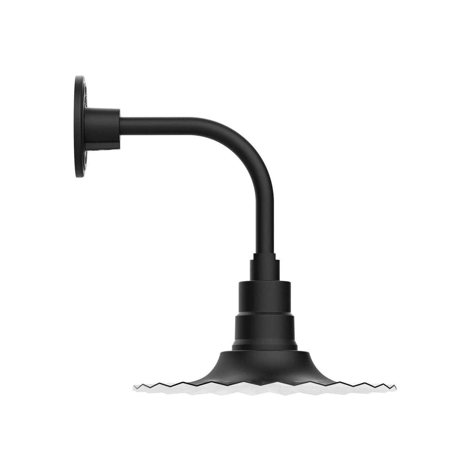 Montclair Light Works - Radial 12" Curved Arm Wall Light - GNT158-41 - Canada Light Shop