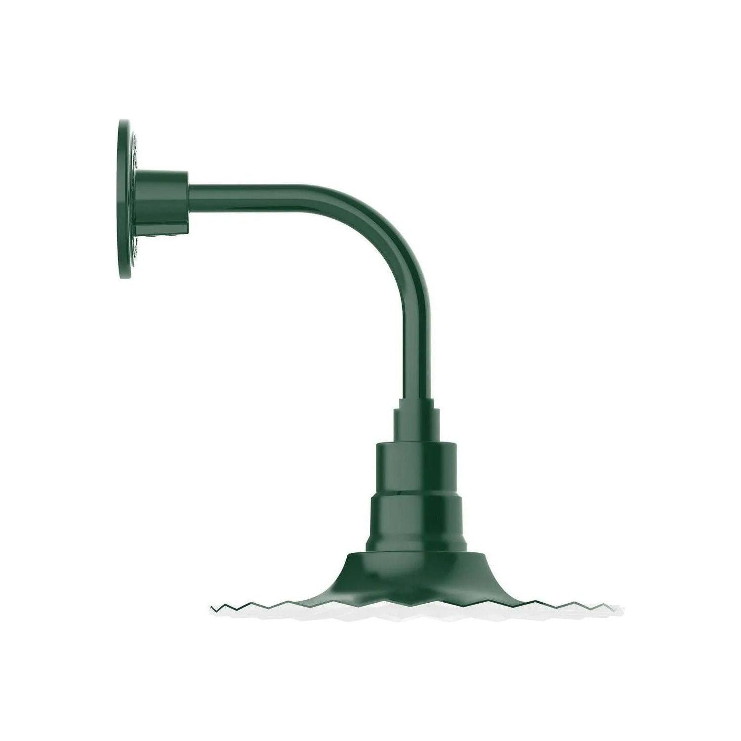 Montclair Light Works - Radial 12" Curved Arm Wall Light - GNT158-42 - Canada Light Shop