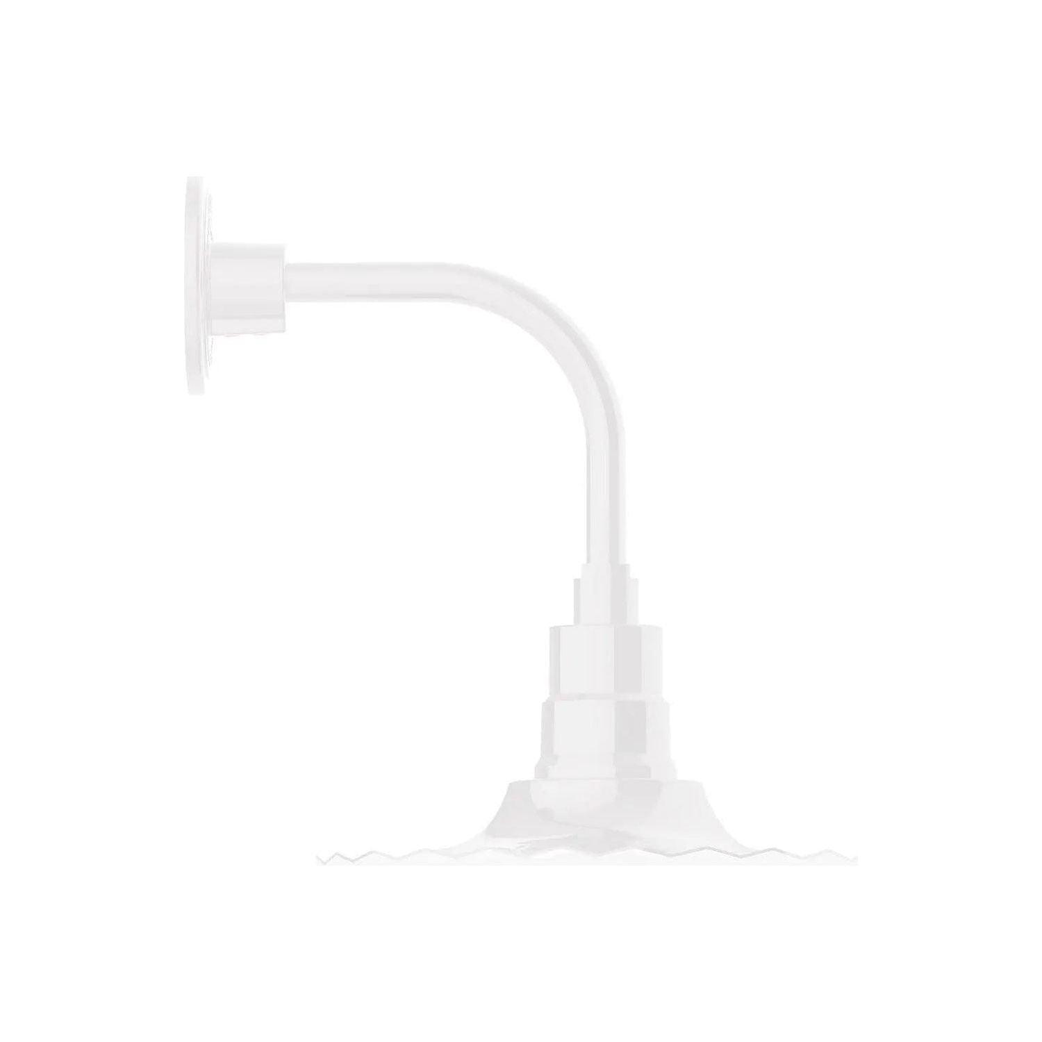 Montclair Light Works - Radial 12" Curved Arm Wall Light - GNT158-44 - Canada Light Shop