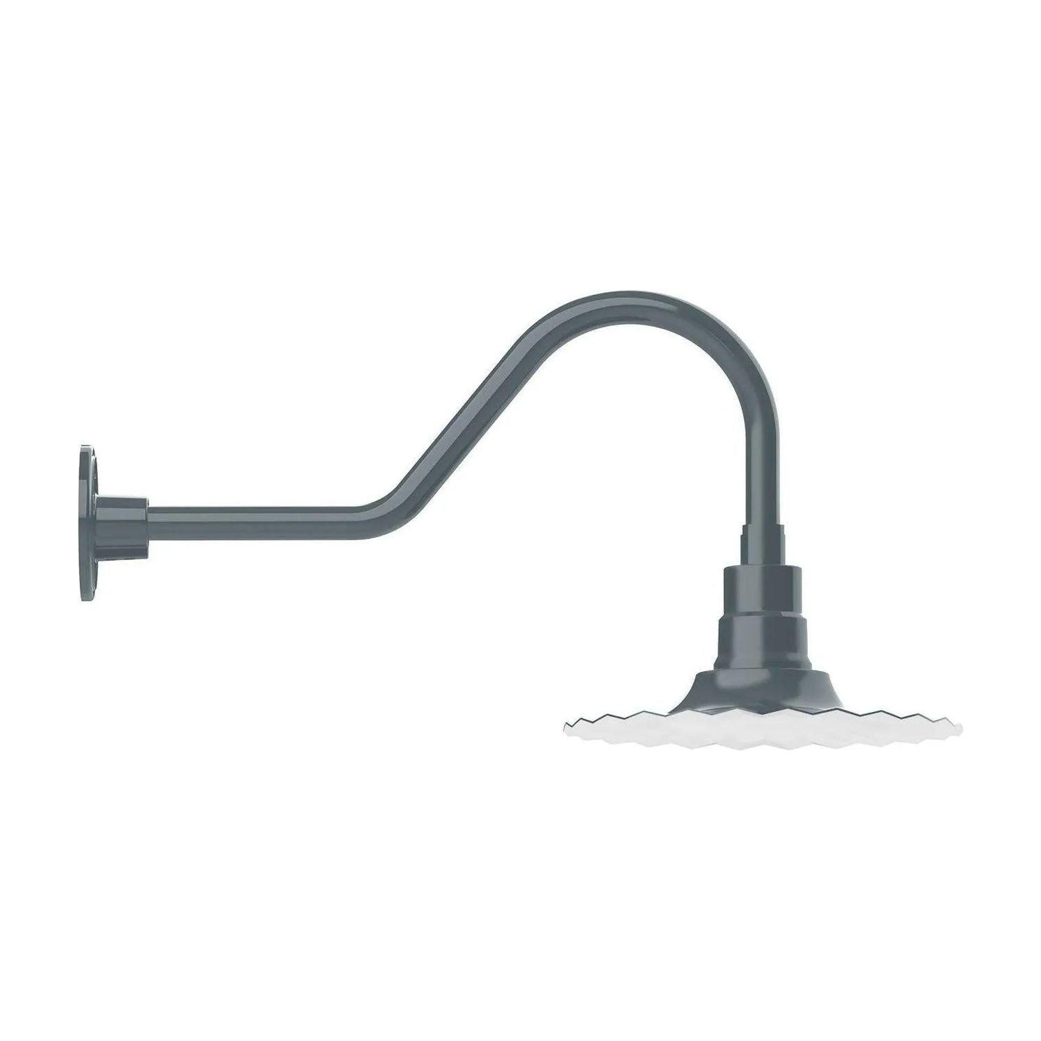 Montclair Light Works - Radial 12" Gooseneck Wall Light - GNB158-40 - Canada Light Shop