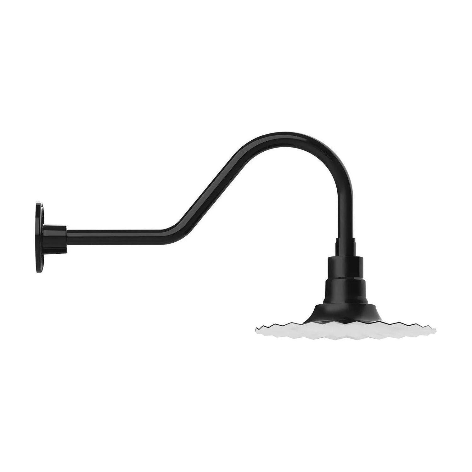 Montclair Light Works - Radial 12" Gooseneck Wall Light - GNB158-41 - Canada Light Shop