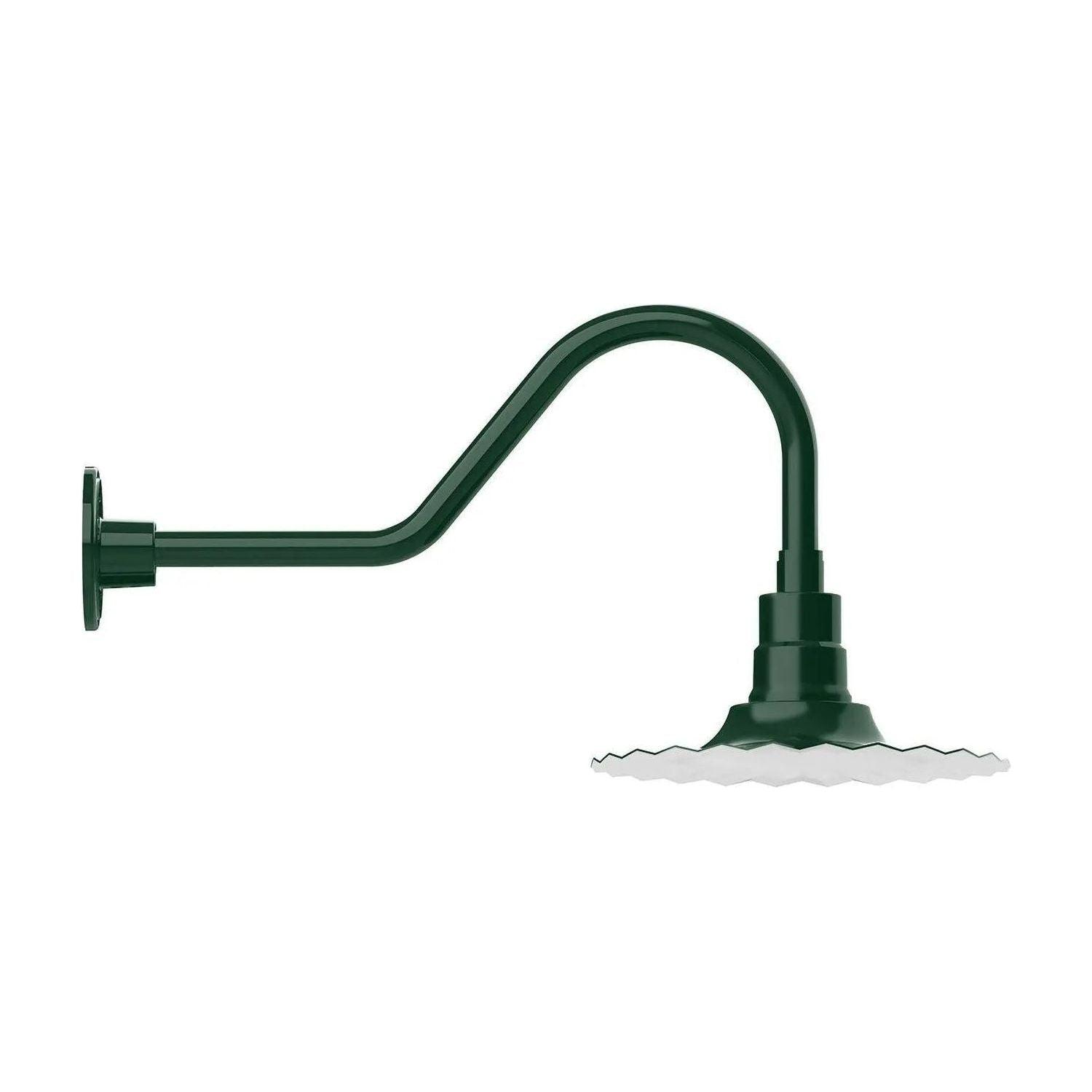 Montclair Light Works - Radial 12" Gooseneck Wall Light - GNB158-42 - Canada Light Shop