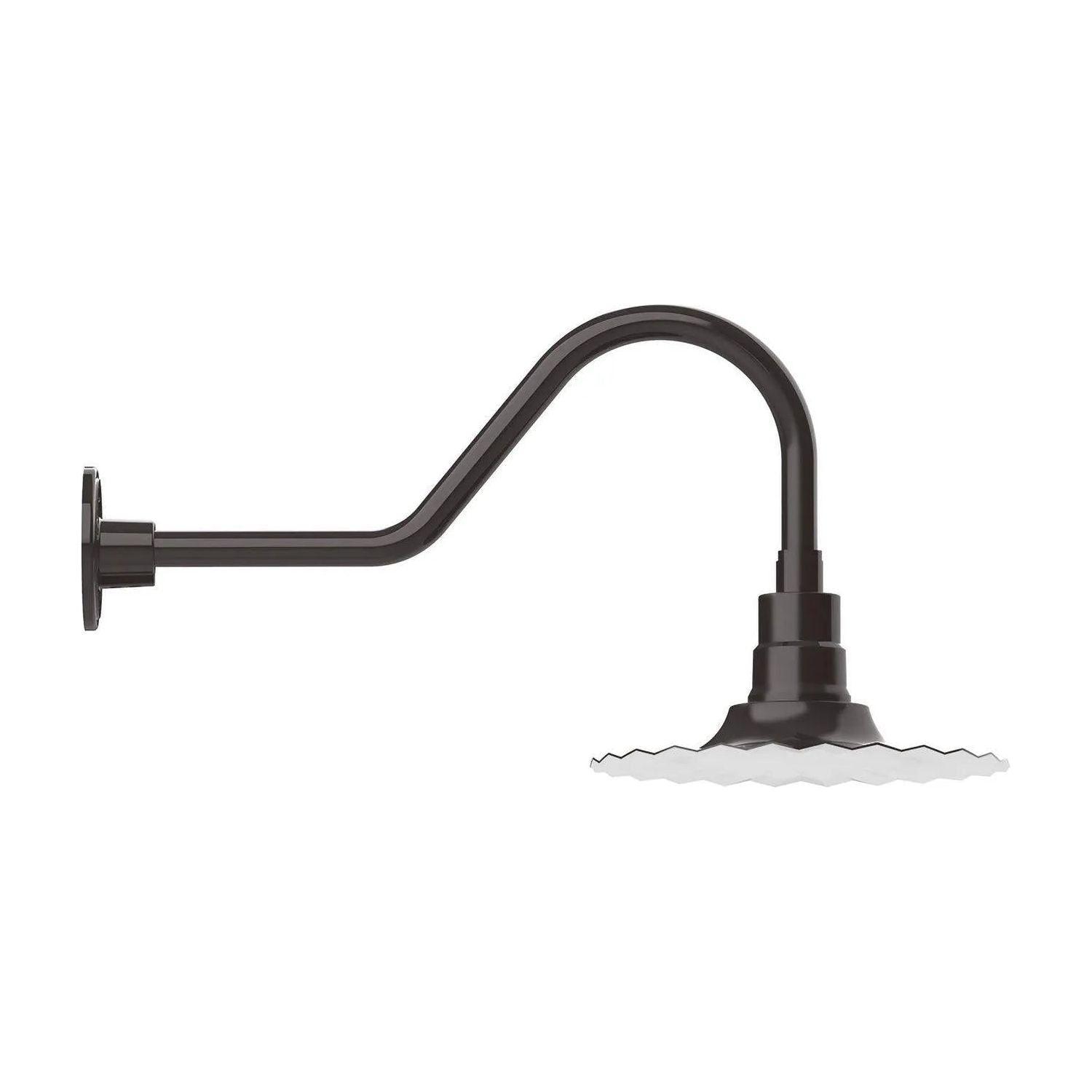Montclair Light Works - Radial 12" Gooseneck Wall Light - GNB158-51 - Canada Light Shop