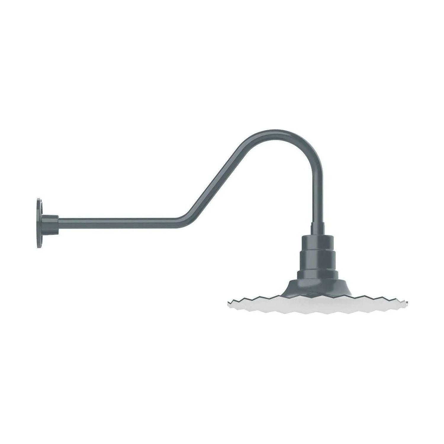 Montclair Light Works - Radial 16" Gooseneck Wall Light - GNC159-40 - Canada Light Shop