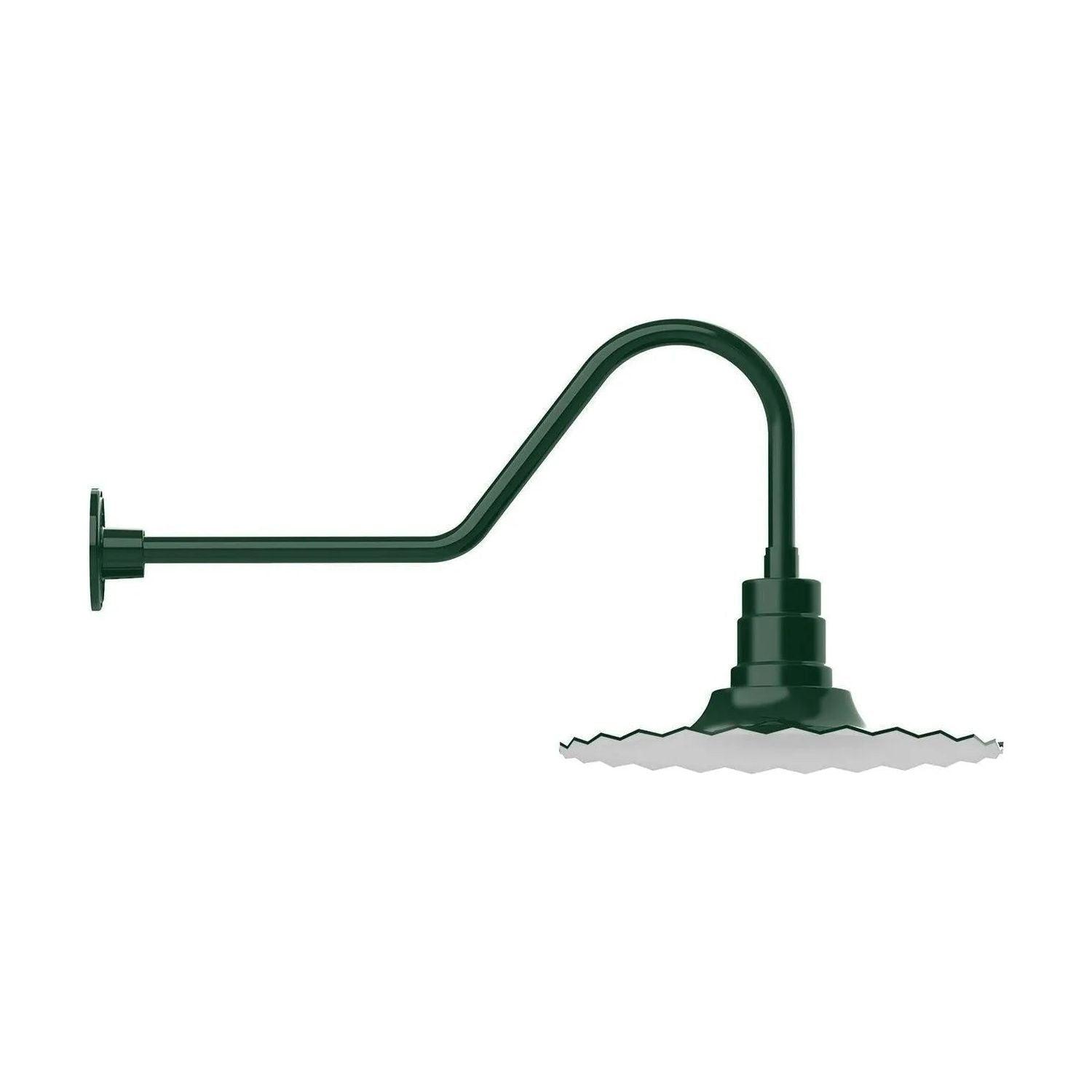 Montclair Light Works - Radial 16" Gooseneck Wall Light - GNC159-42 - Canada Light Shop