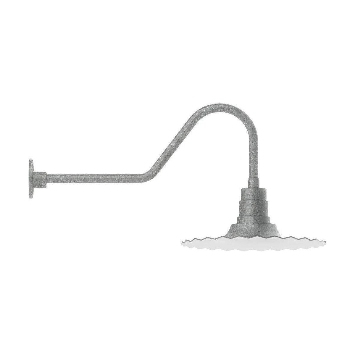 Montclair Light Works - Radial 16" Gooseneck Wall Light - GNC159-49 - Canada Light Shop