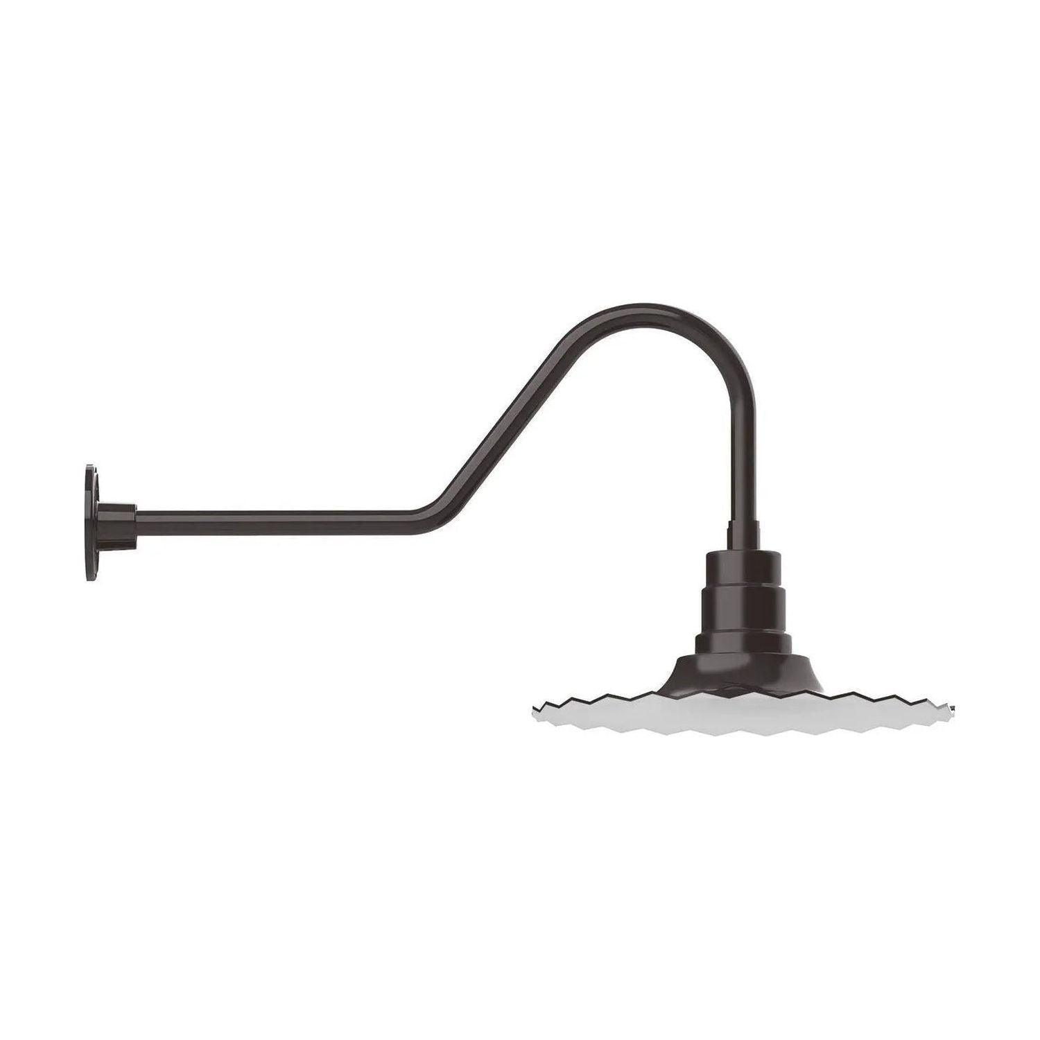 Montclair Light Works - Radial 16" Gooseneck Wall Light - GNC159-51 - Canada Light Shop