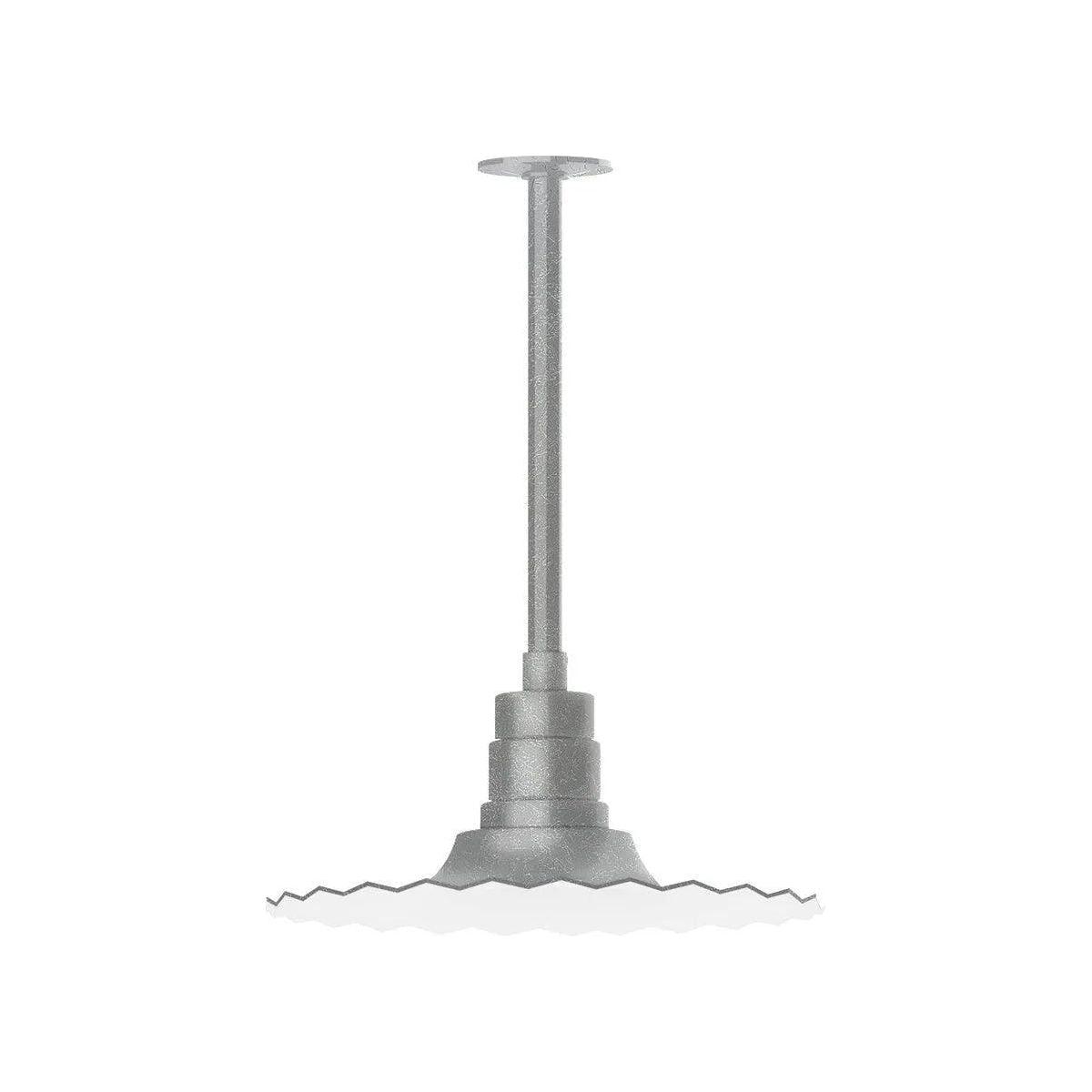 Montclair Light Works - Radial 16" Pendant, Stem Mount - STB159-49 - Canada Light Shop