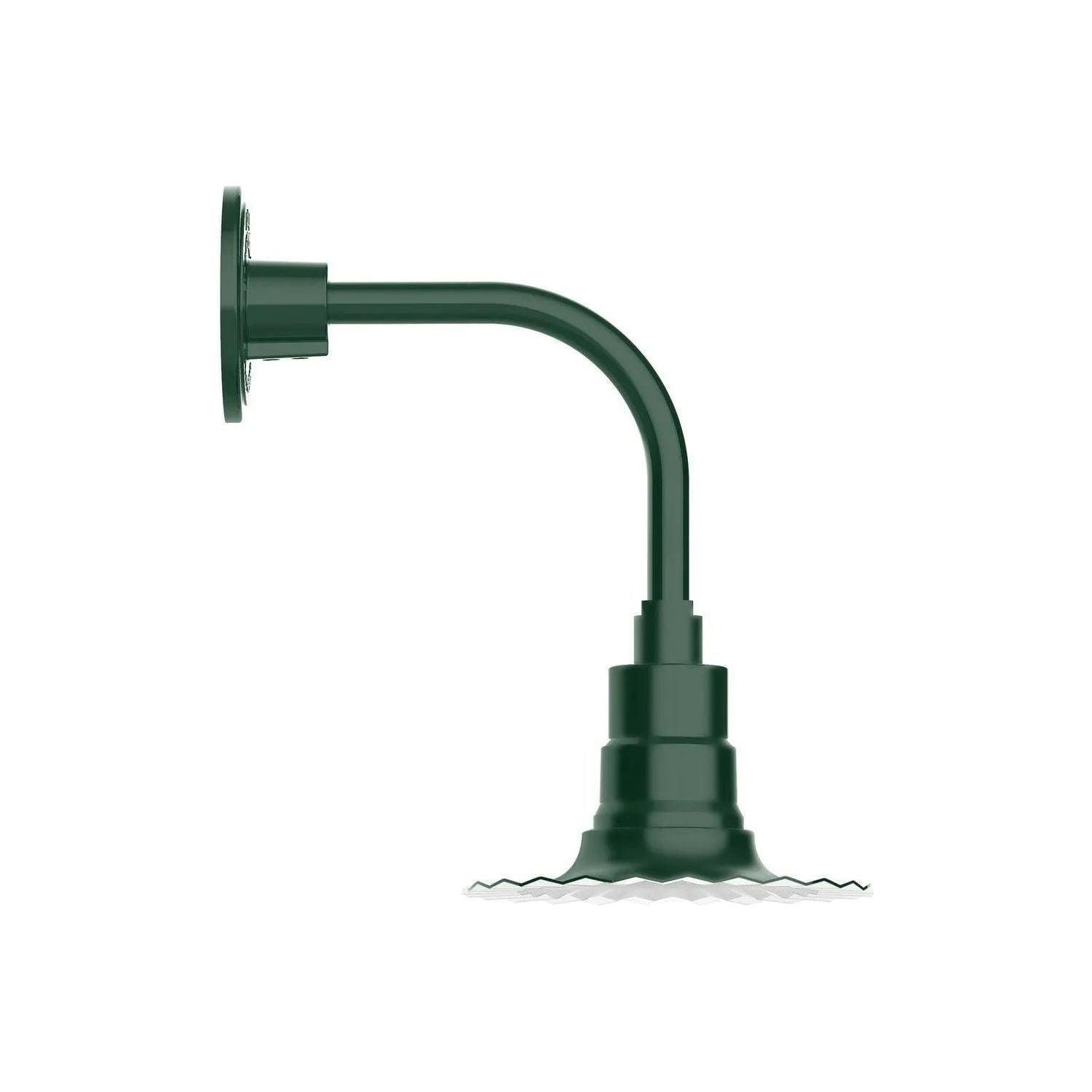 Montclair Light Works - Radial 8" Curved Arm Wall Light - GNT157-42 - Canada Light Shop