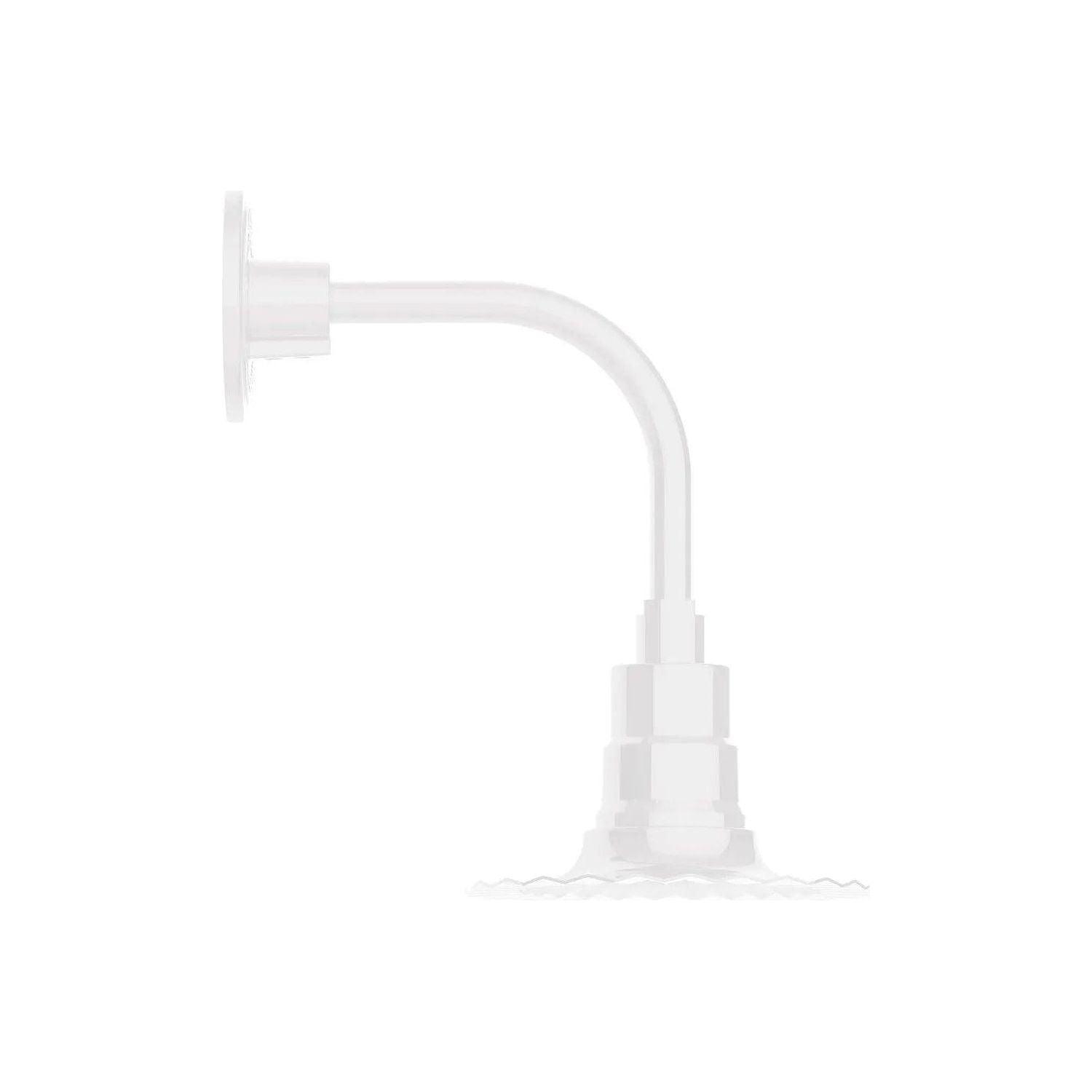 Montclair Light Works - Radial 8" Curved Arm Wall Light - GNT157-44 - Canada Light Shop