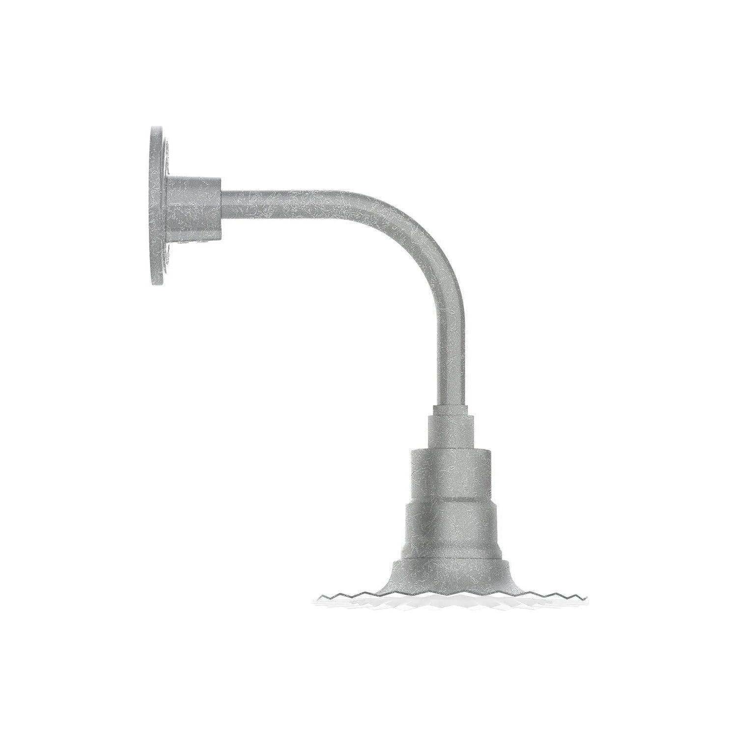 Montclair Light Works - Radial 8" Curved Arm Wall Light - GNT157-49 - Canada Light Shop