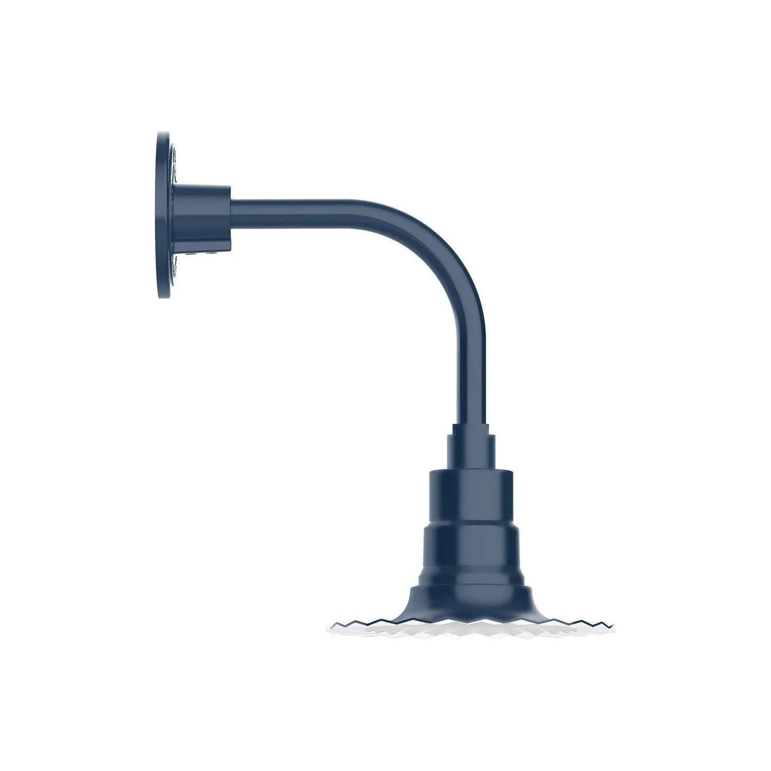 Montclair Light Works - Radial 8" Curved Arm Wall Light - GNT157-50 - Canada Light Shop