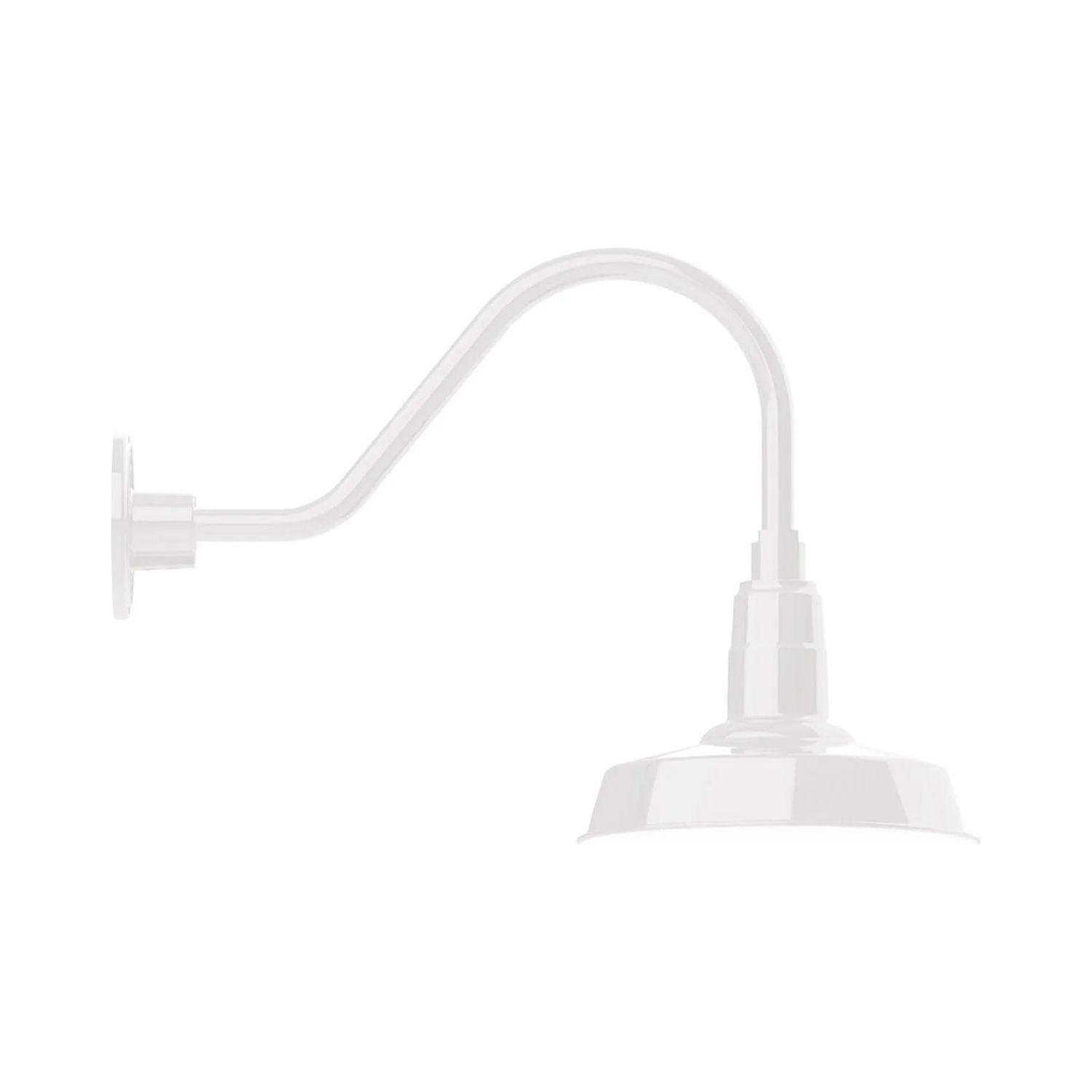 Montclair Light Works - Warehouse 10" Gooseneck Wall Light - GNA181-44 - Canada Light Shop