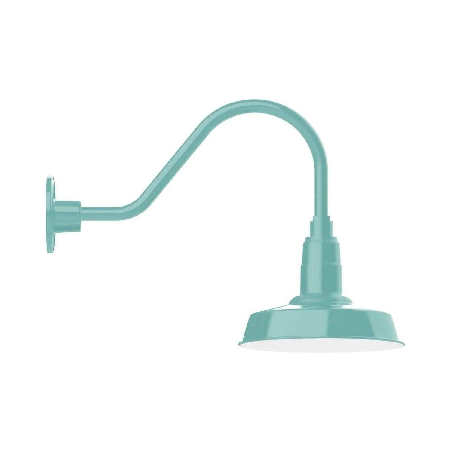 Montclair Light Works - Warehouse 10" Gooseneck Wall Light - GNA181-48 - Canada Light Shop