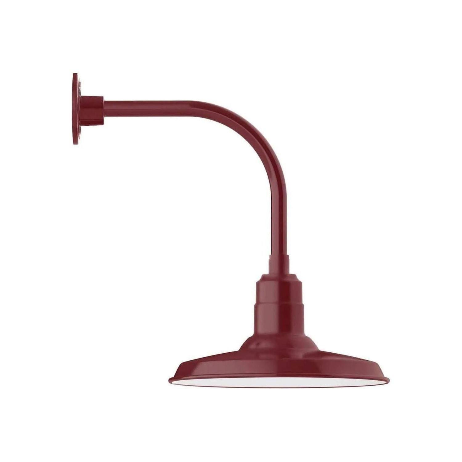 Montclair Light Works - Warehouse 14" Curved Arm Wall Light - GNU183-55 - Canada Light Shop