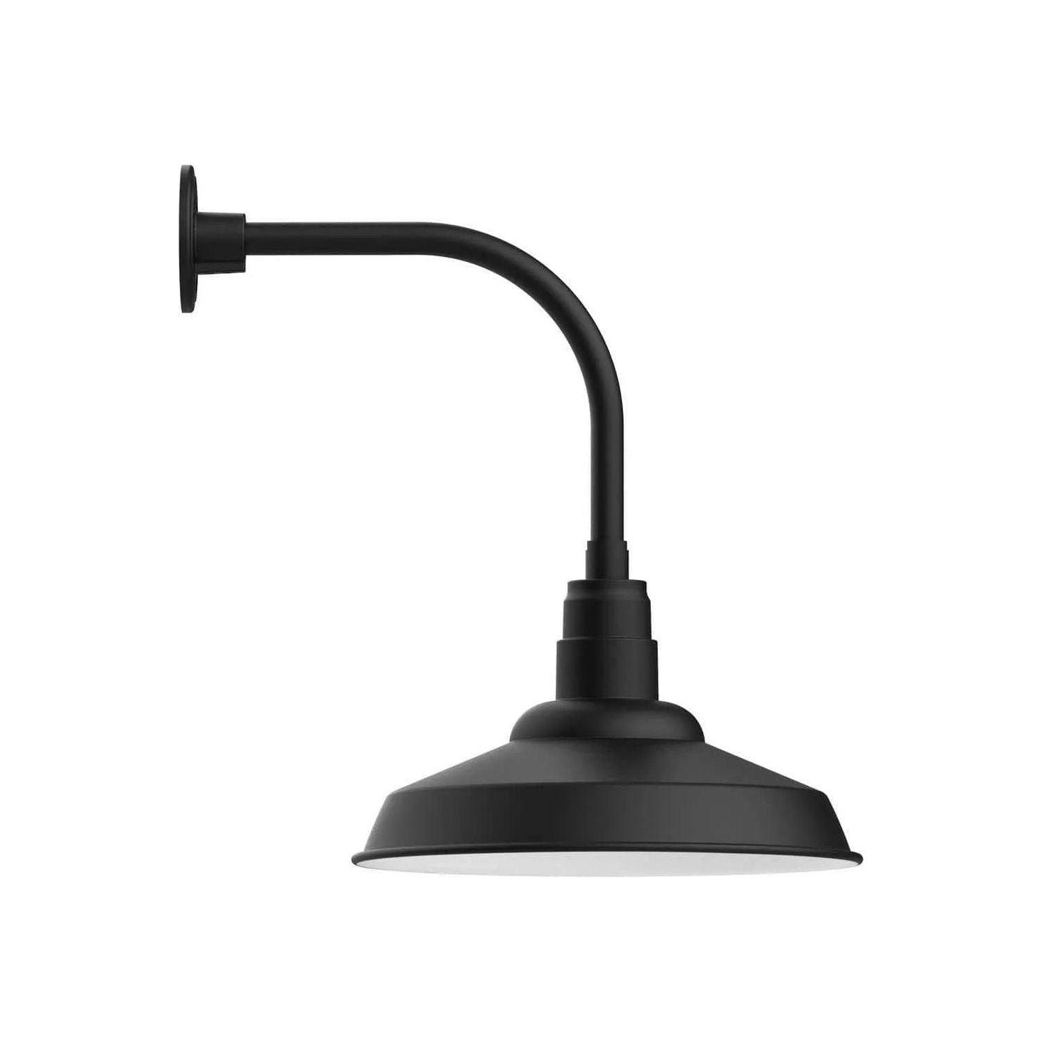 Montclair Light Works - Warehouse 16" Curved Arm Wall Light - GNU184-41 - Canada Light Shop