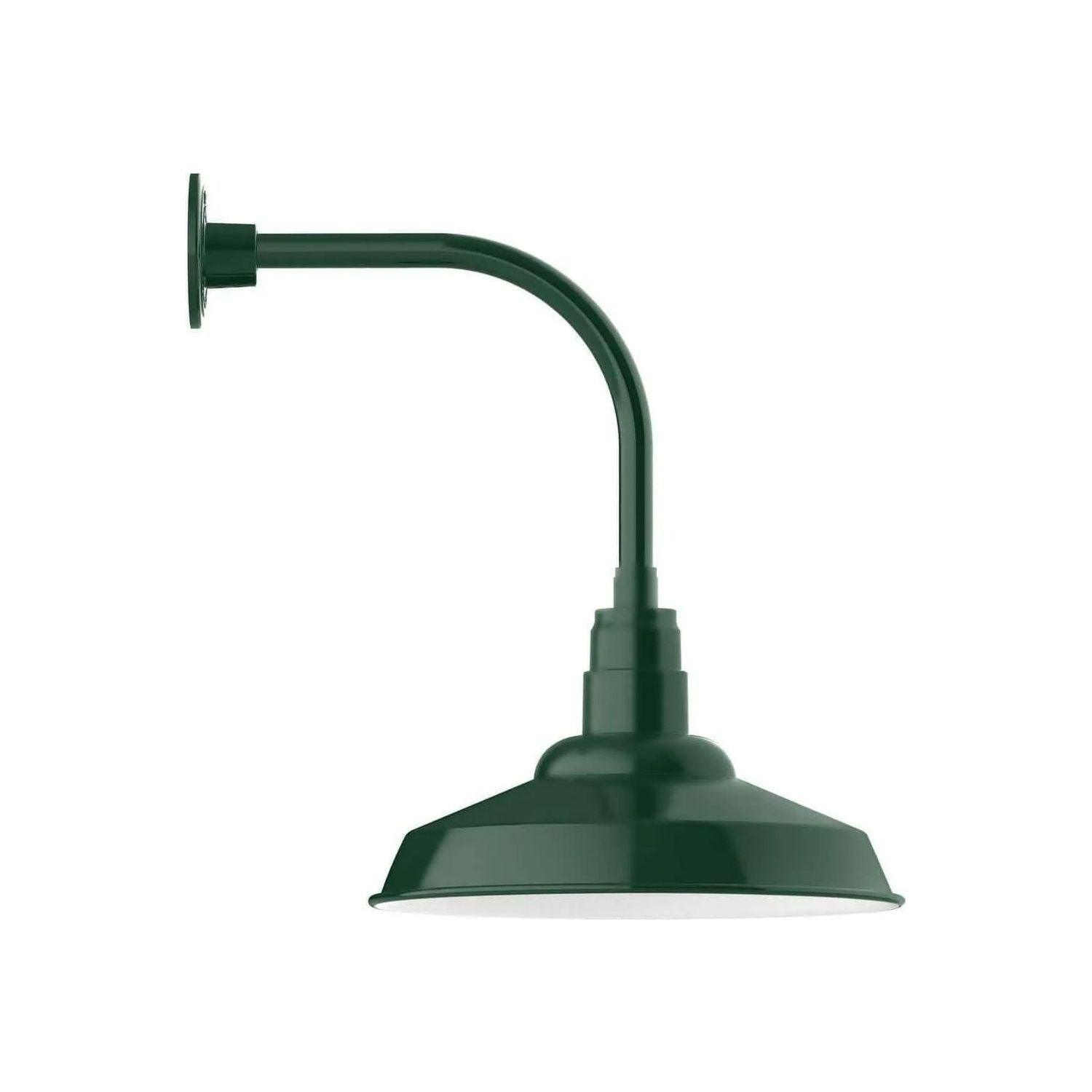 Montclair Light Works - Warehouse 16" Curved Arm Wall Light - GNU184-42 - Canada Light Shop