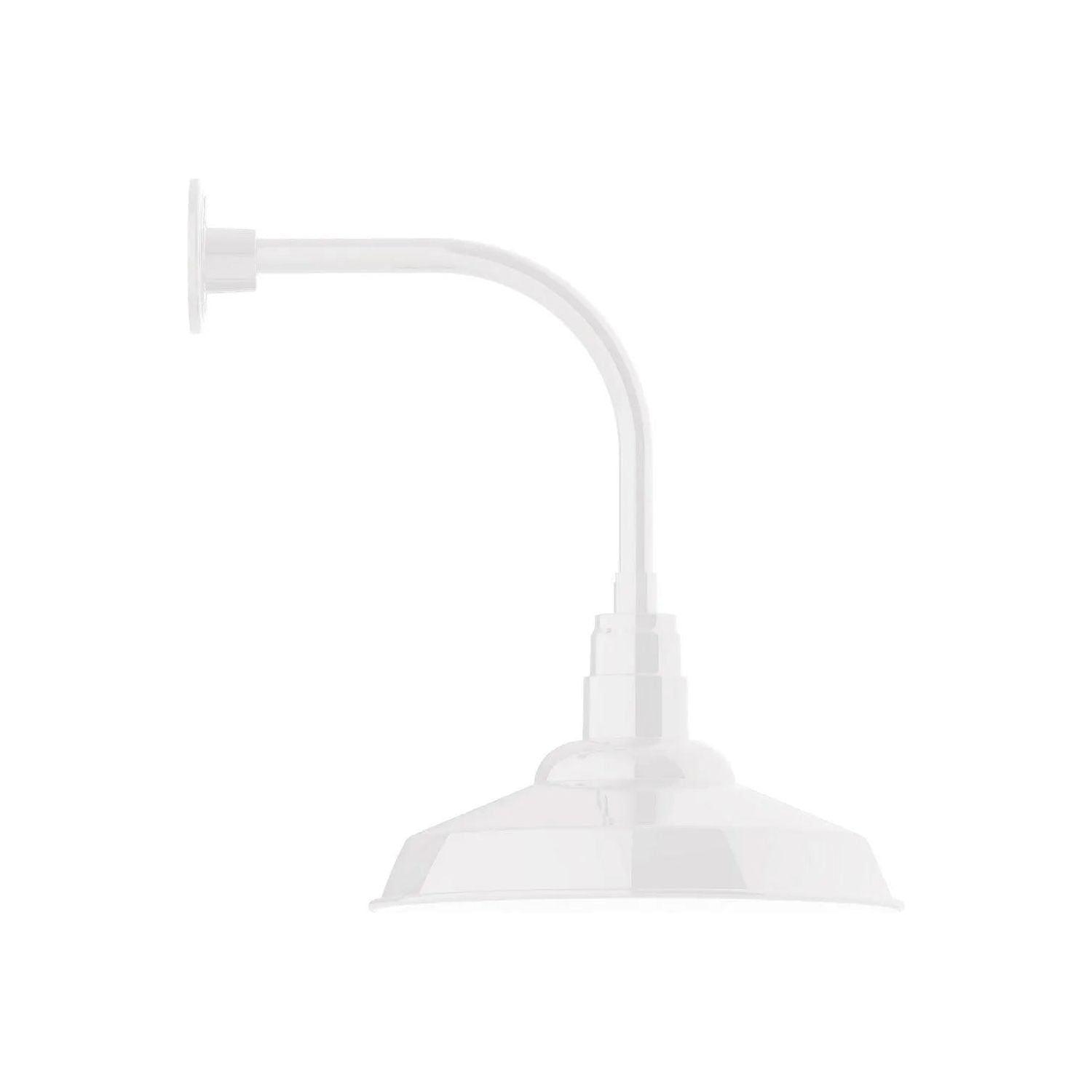 Montclair Light Works - Warehouse 16" Curved Arm Wall Light - GNU184-44 - Canada Light Shop