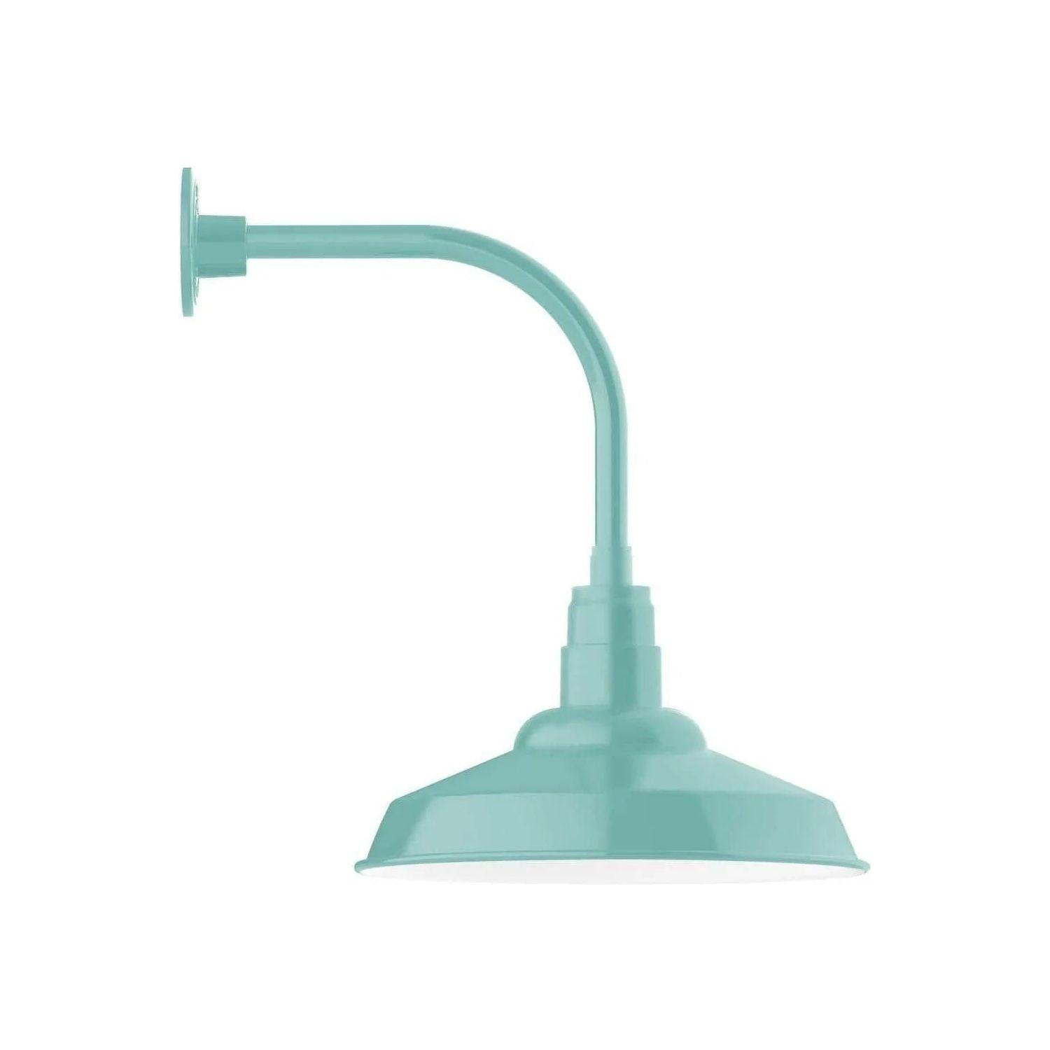 Montclair Light Works - Warehouse 16" Curved Arm Wall Light - GNU184-48 - Canada Light Shop