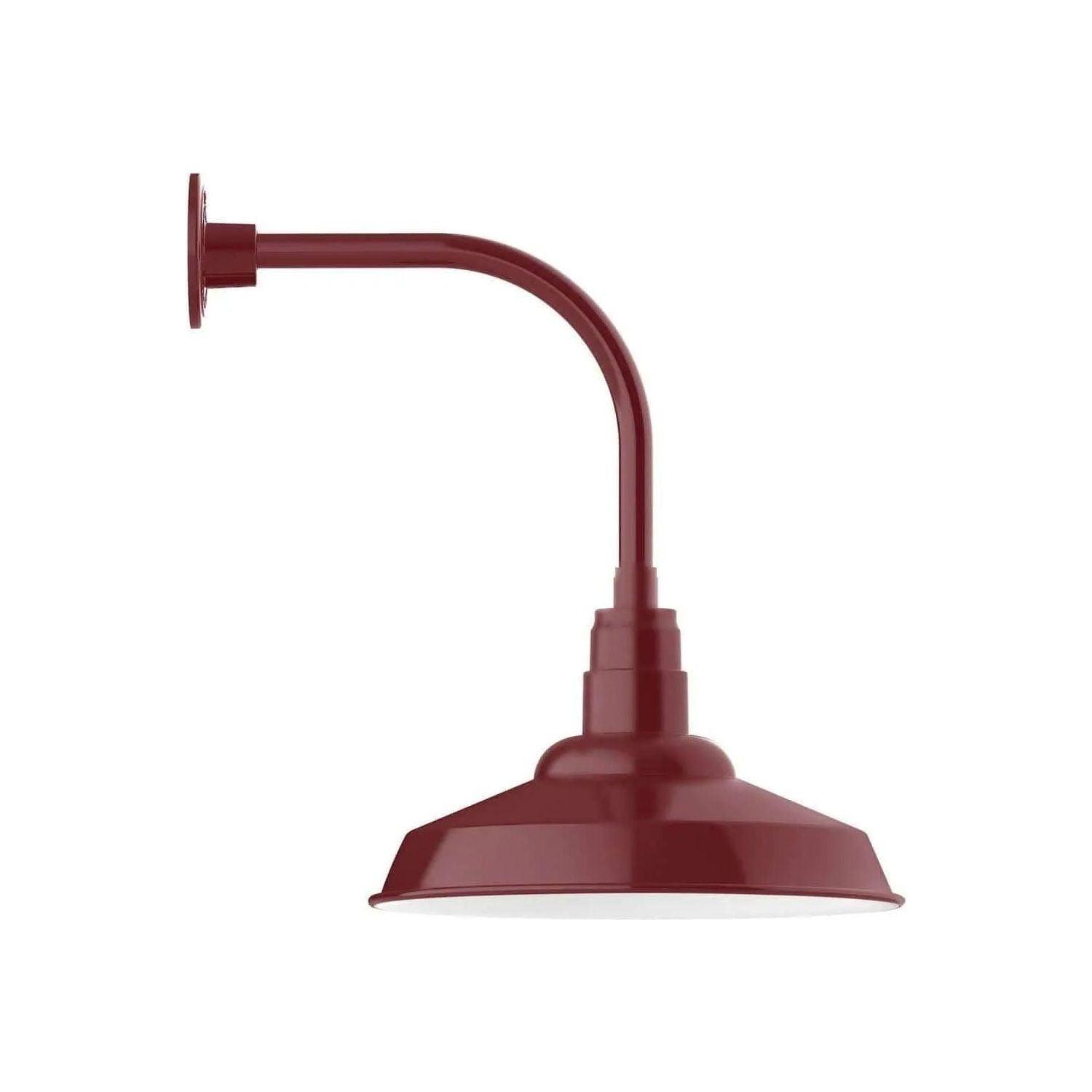 Montclair Light Works - Warehouse 16" Curved Arm Wall Light - GNU184-55 - Canada Light Shop